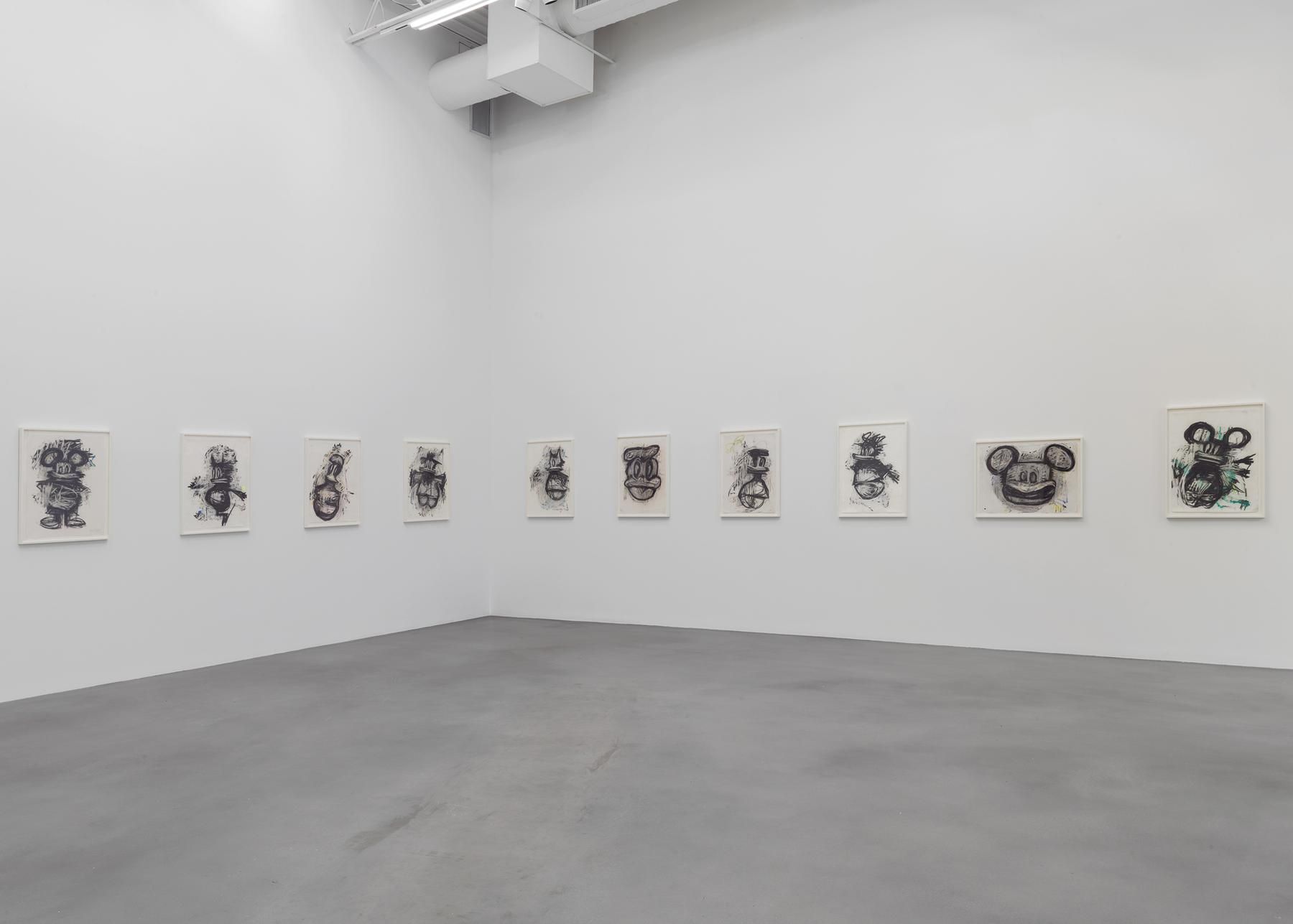 Joyce Pensato, Castaway at Petzel, photo 7