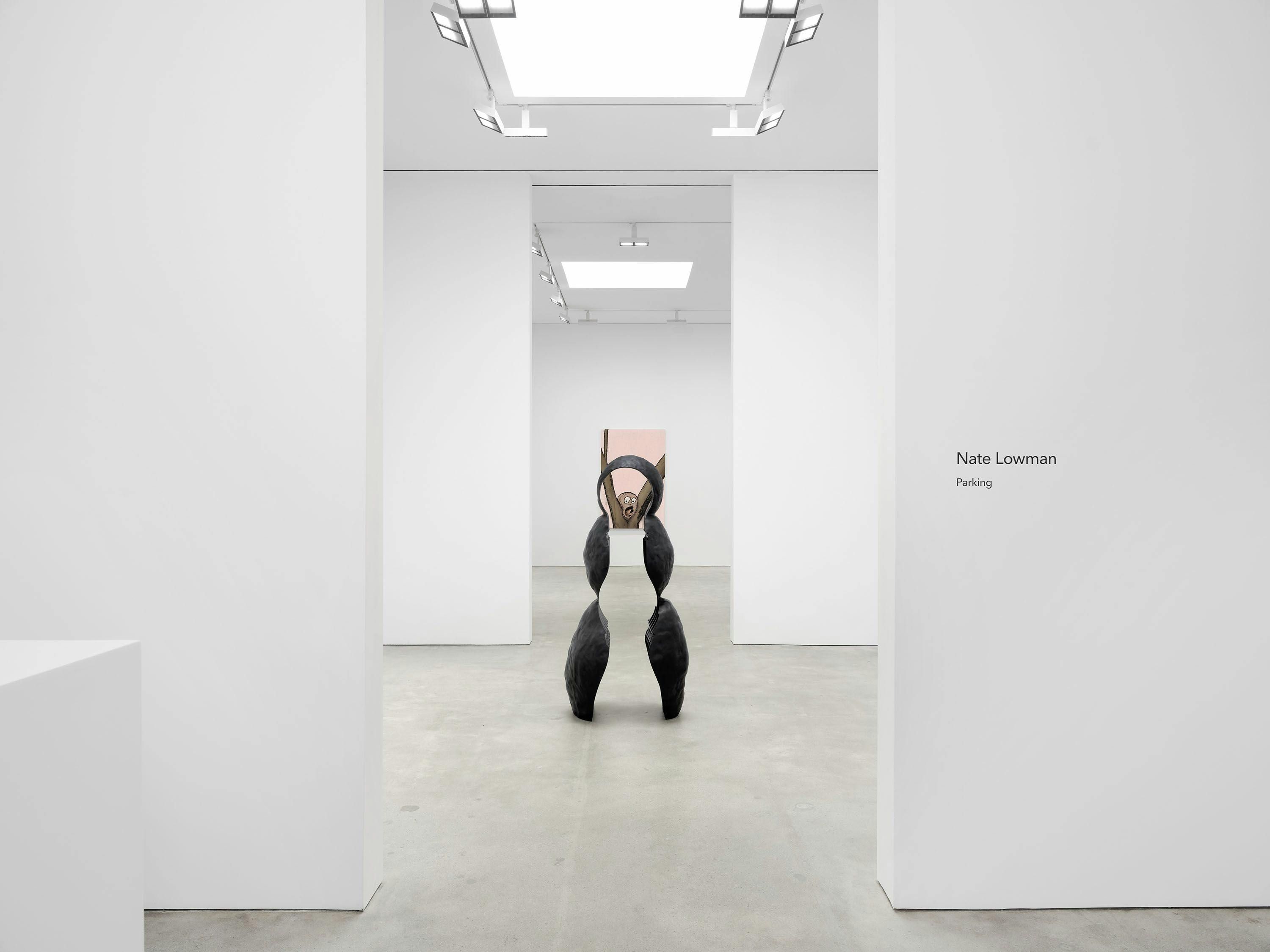 Nate Lowman, Parking at David Zwirner, photo 9