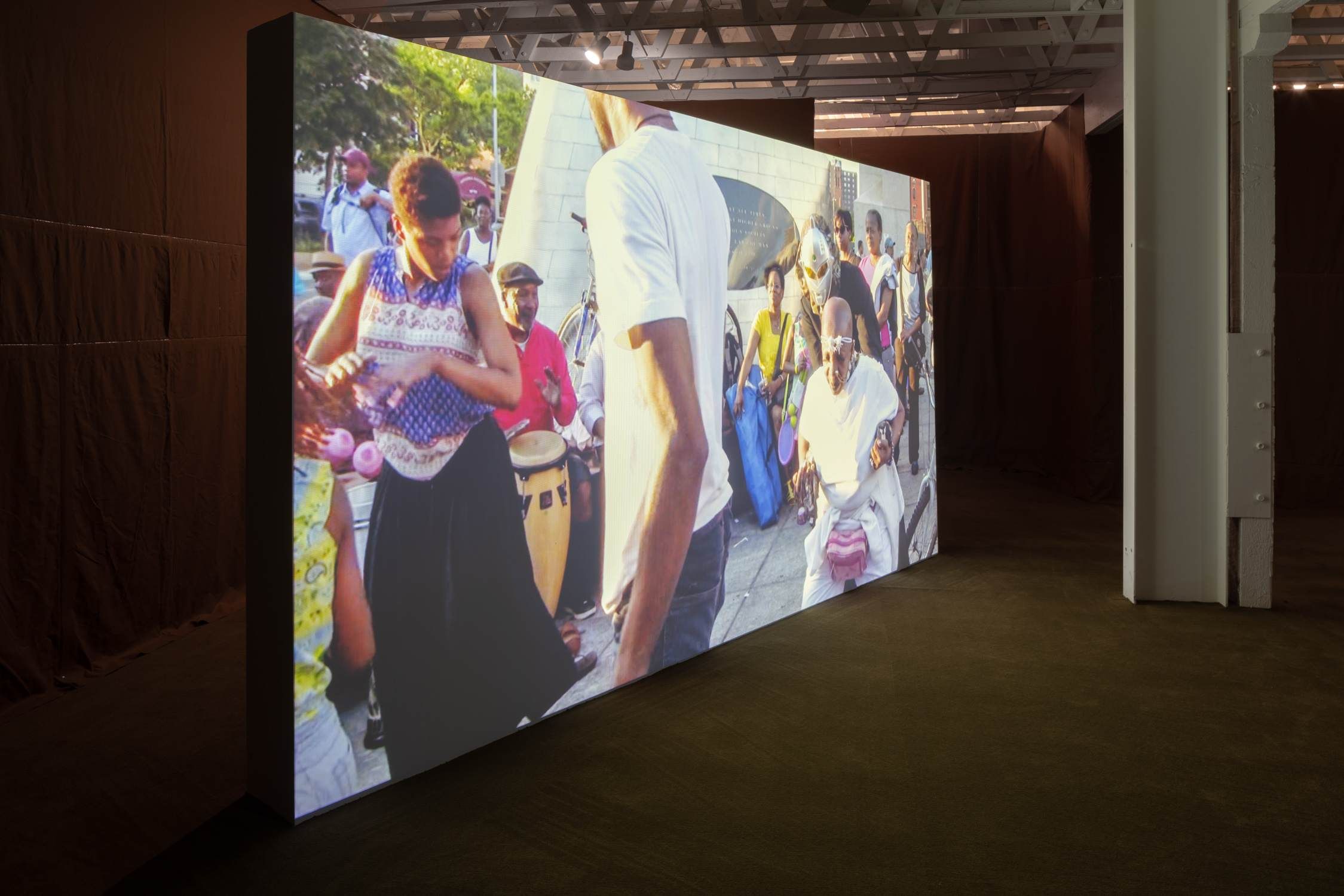 Rodney McMillian, Brown: Videos from The Black Show at The Underground Museum, photo 2