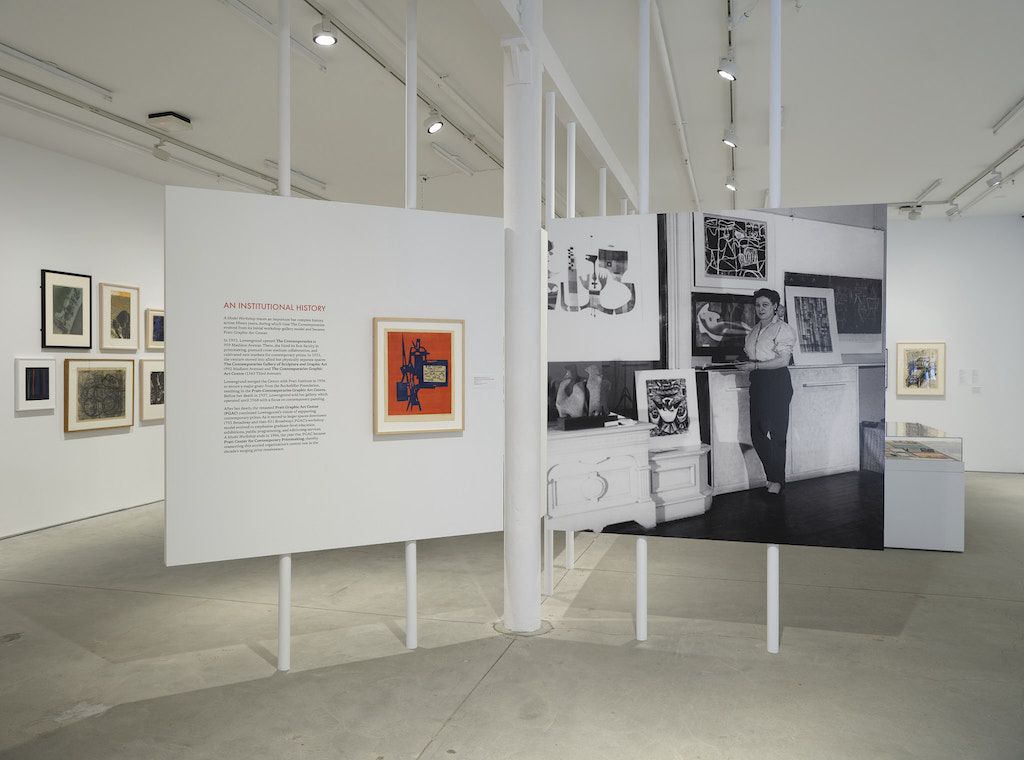 A Model Workshop: Margaret Lowengrund and the Contemporaries, A Model Workshop: Margaret Lowengrund and the Contemporaries at Print Center New York, photo 2