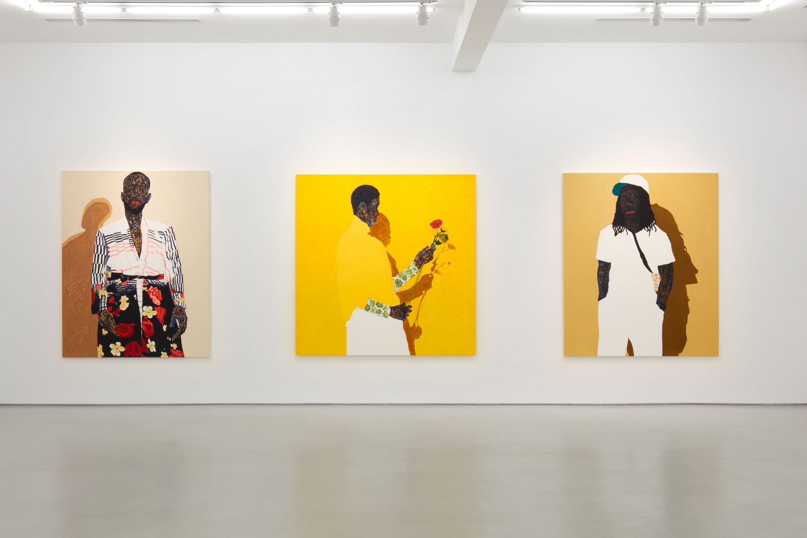 Amoako Boafo, Singular Duality: Me Can Make We at Roberts Projects, photo 3