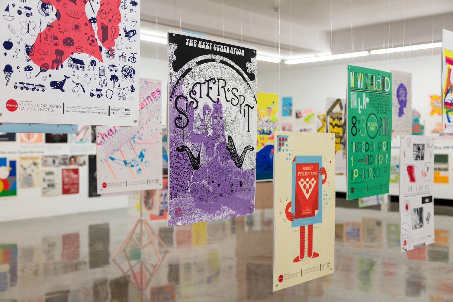 Inside Out & Upside Down: Posters from CalArts 1970–2019, Inside Out & Upside Down: Posters from CalArts 1970–2019 at Redcat, photo 2