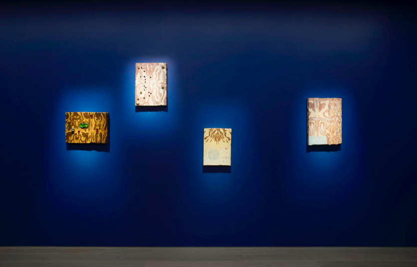 Johan Creten, Alfred Paintings at Perrotin, photo 9