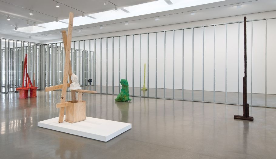 Rachel Harrison, Three Young Framers at Regen Projects, photo 4