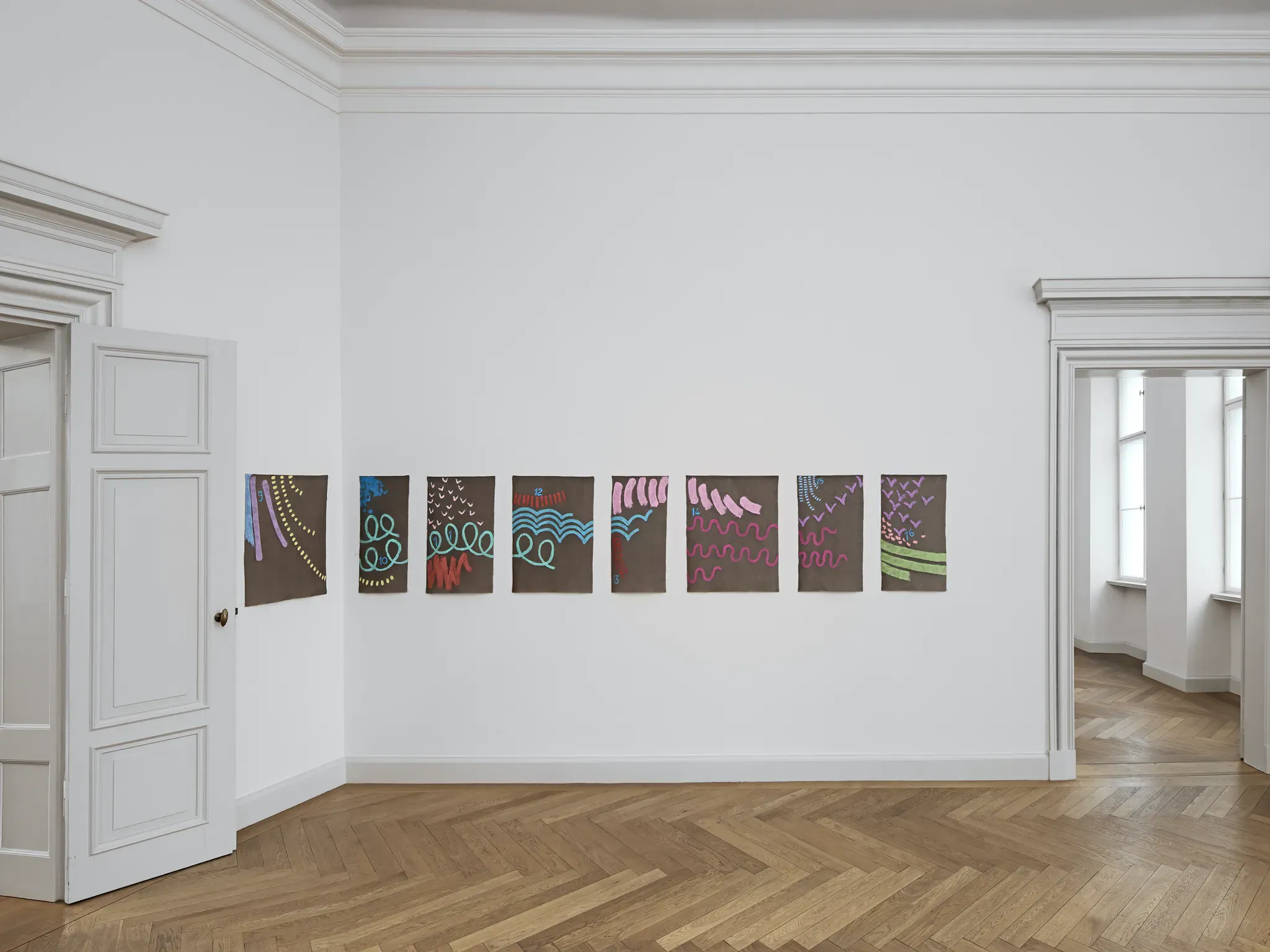 Giorgio Griffa, Tempo Infinito e Nontempo at Kewenig, photo 7