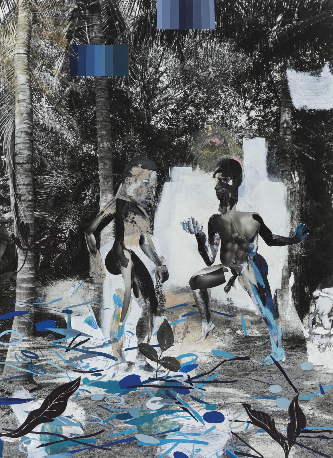 Wardell Milan, Parisian Landscapes, Blue Zenith at David Nolan, photo 2