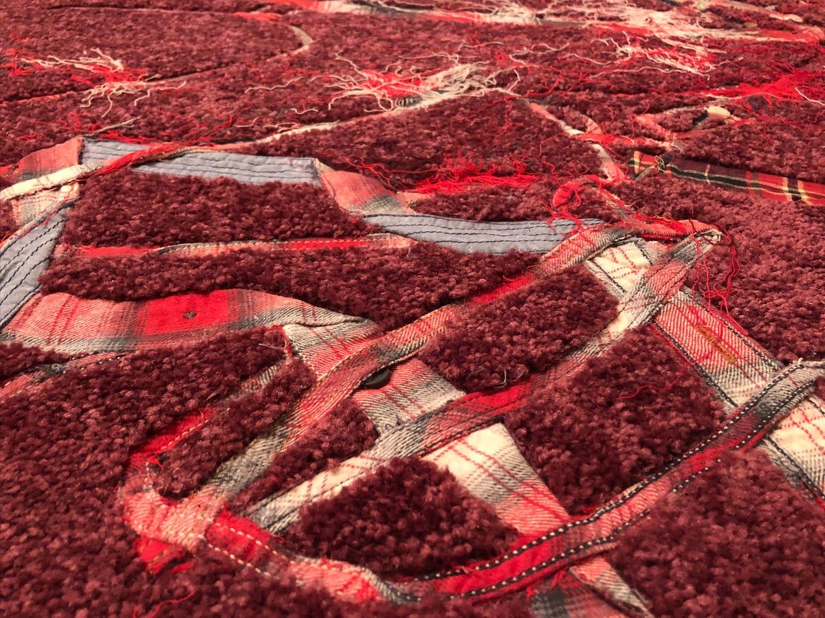 Asif Mian, RAF’s Red Plaid at Crush Curatorial, photo 3