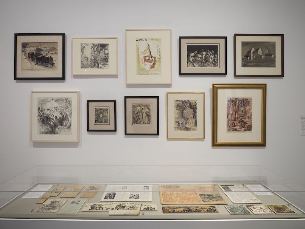 A Model Workshop: Margaret Lowengrund and the Contemporaries, A Model Workshop: Margaret Lowengrund and the Contemporaries at Print Center New York, photo 21