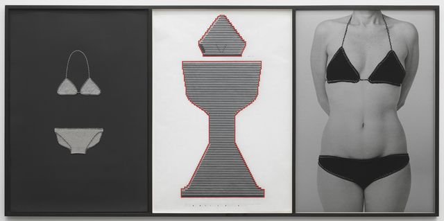 Elaine Reichek, A Précis 1972-1995 at Zach Feuer Gallery, photo 15