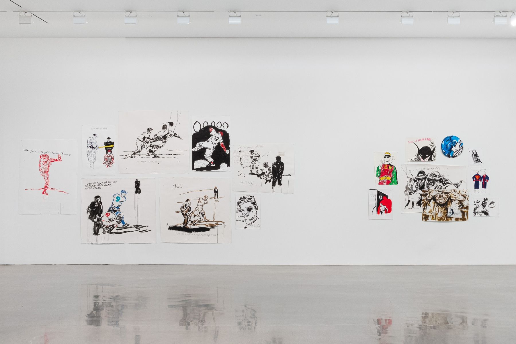 Raymond Pettibon, Pacific Ocean Pop at Regen Projects, photo 7
