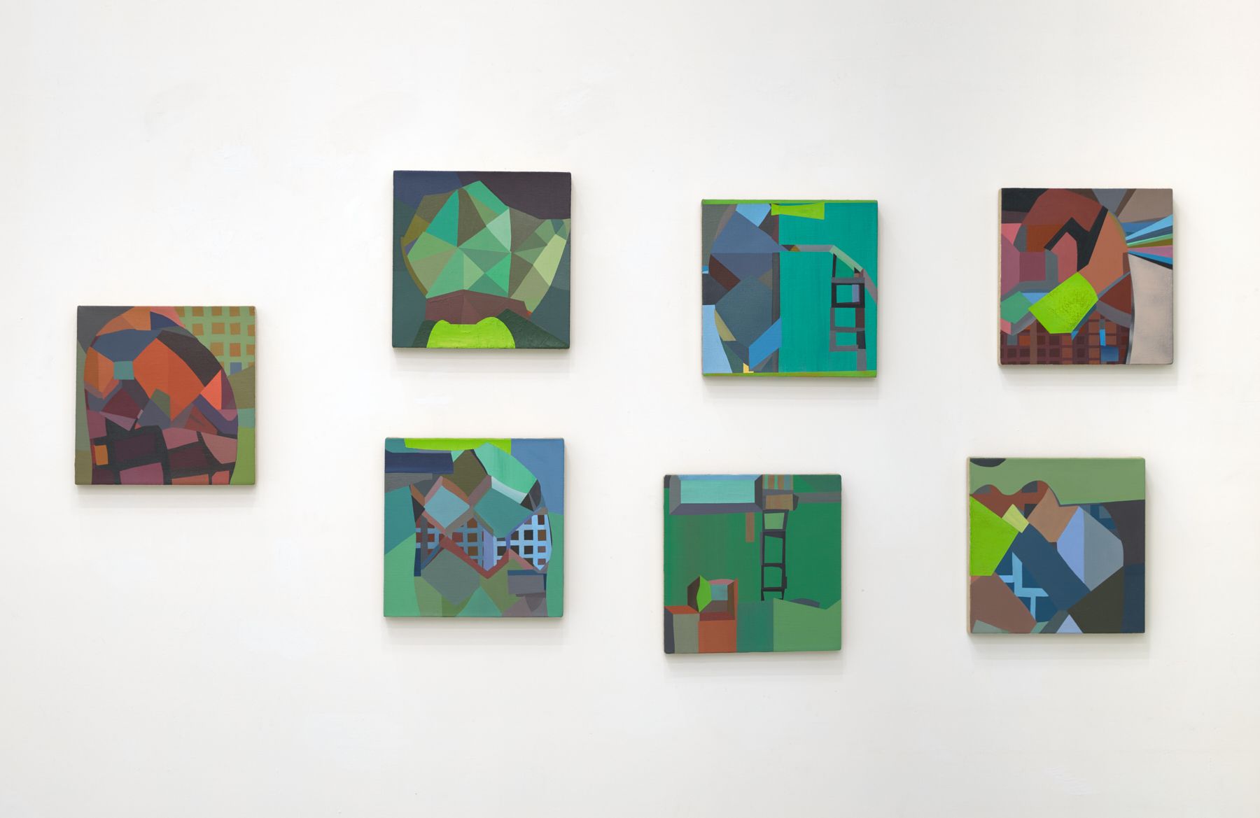 Mike Childs, The Journey: Grids, Color and Curvilinear forms, 2004 to 2020 at David Richard Gallery, photo 14