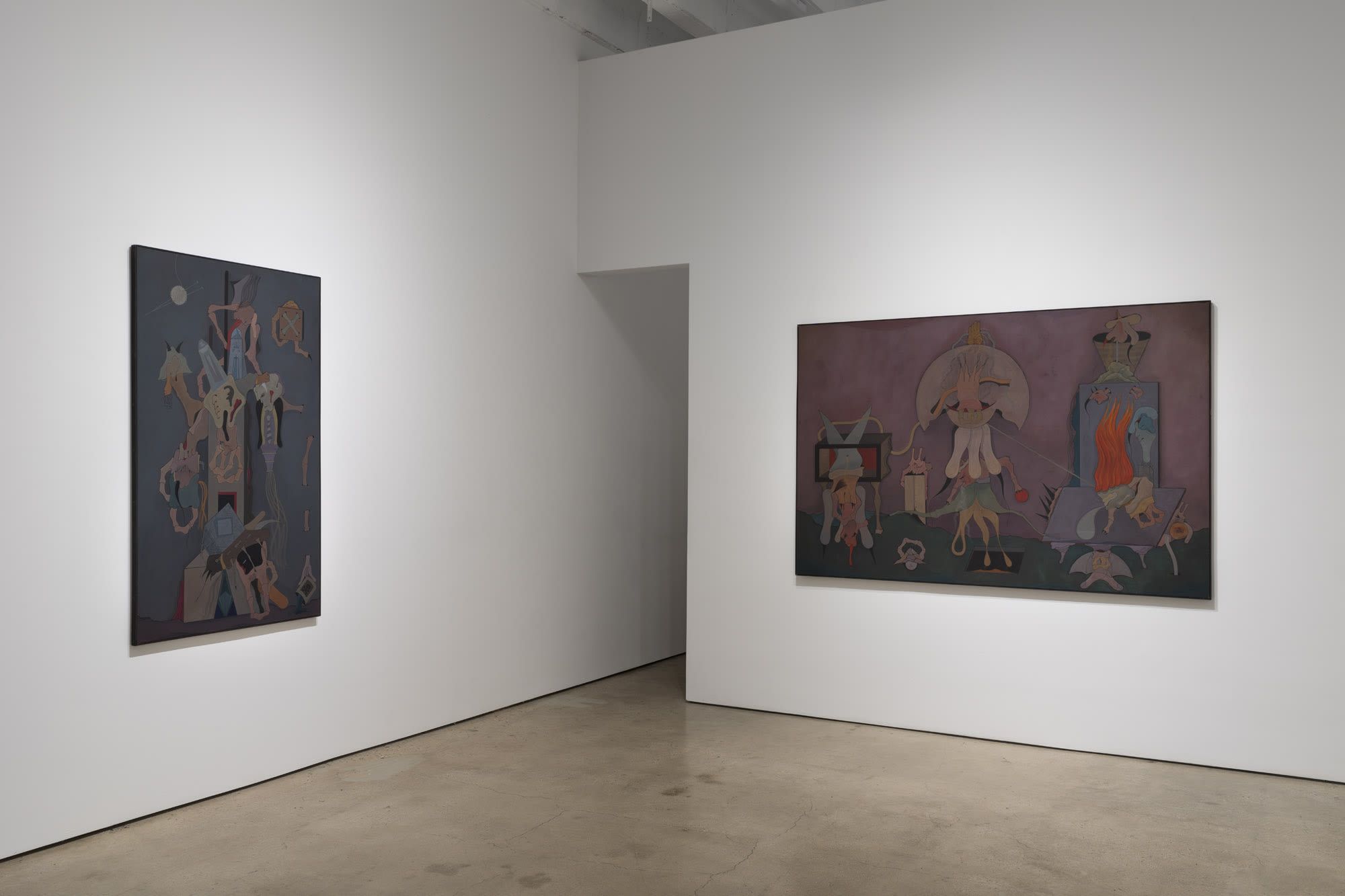 Jorge Camacho, Five Paintings at Dusk at François Ghebaly, photo 3
