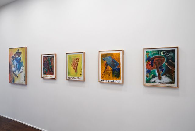 Jörg Immendorff, Café Deutschland at Michael Werner, photo 3