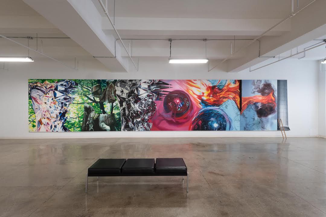 James Rosenquist, The Holy Roman Empire through Checkpoint Charlie at Castelli Gallery, photo 2