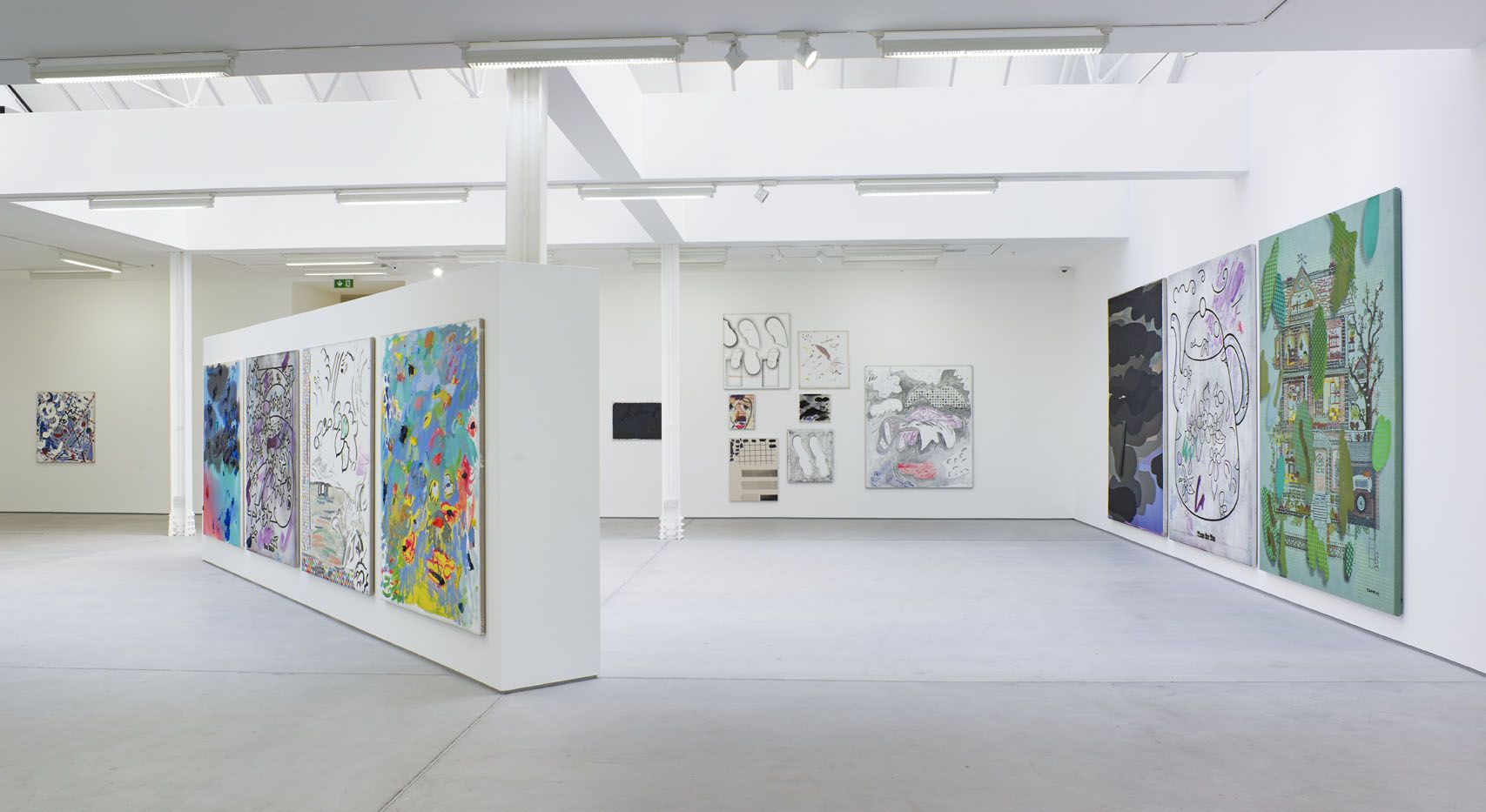 Laura Owens, Laura Owens at Sadie Coles, photo 3