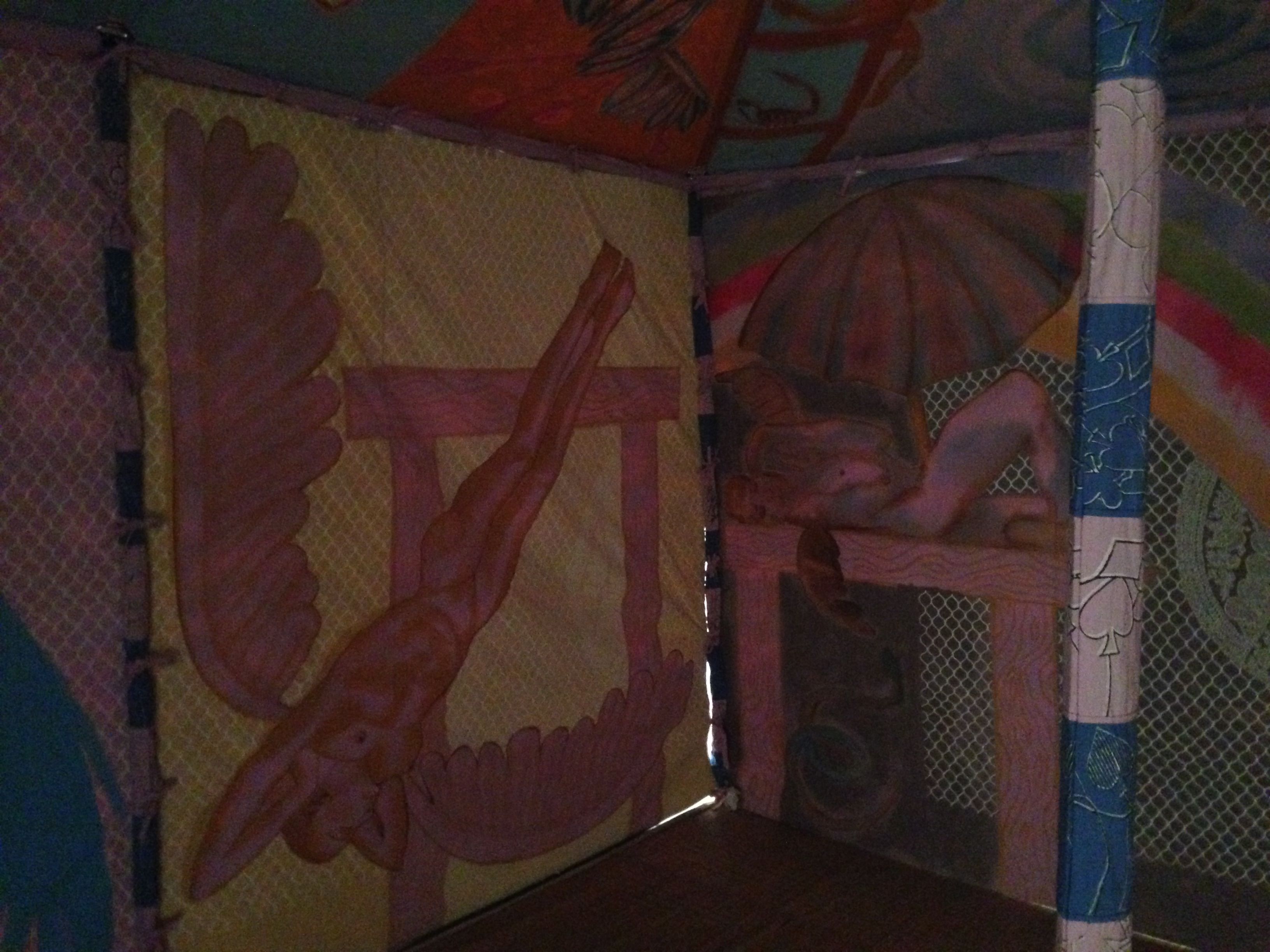 Francesco Clemente, Two Tents at Mary Boone, photo 8