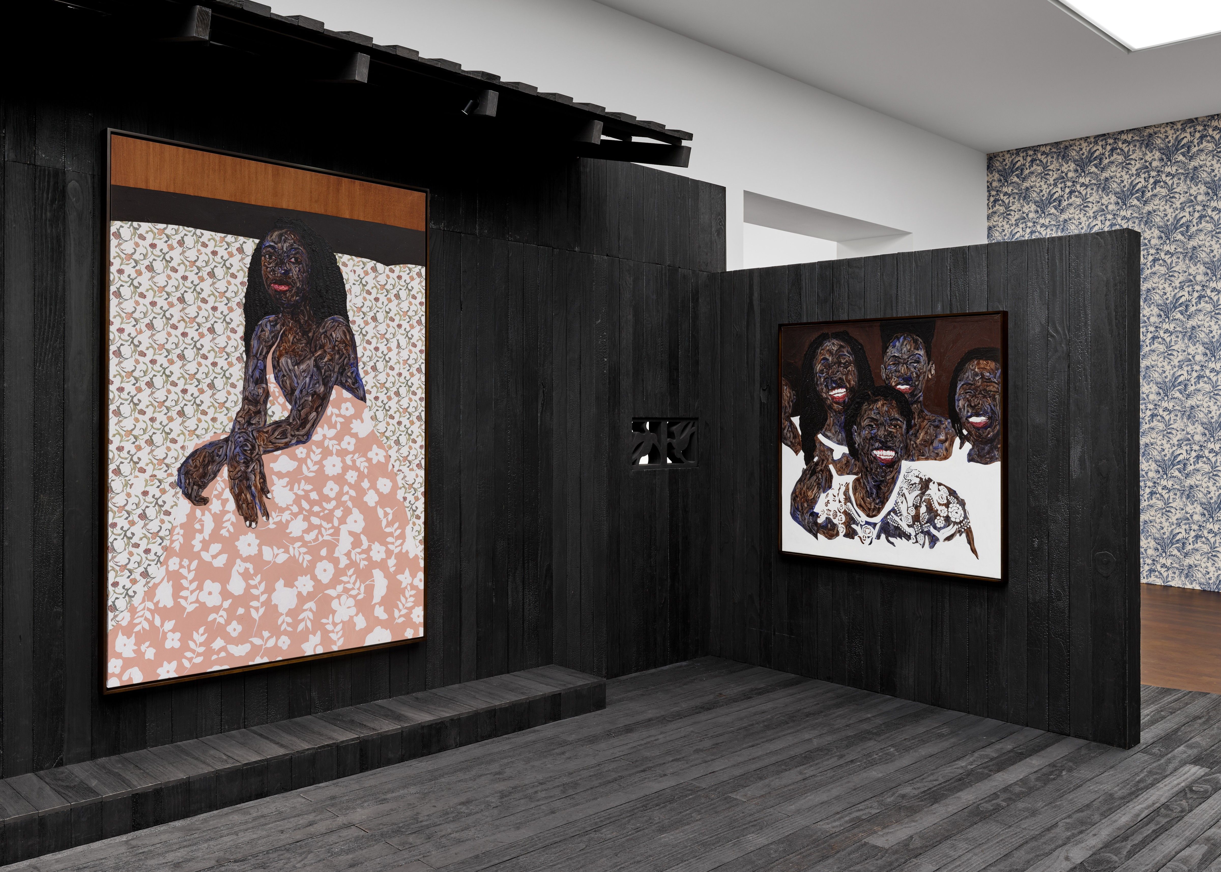 Amoako Boafo, I Do Not Come to You by Chance at Gagosian, photo 8