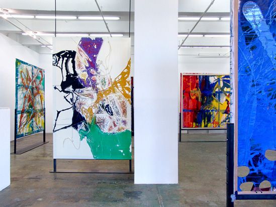 Dona Nelson, New Paintings at Thomas Erben, photo 2