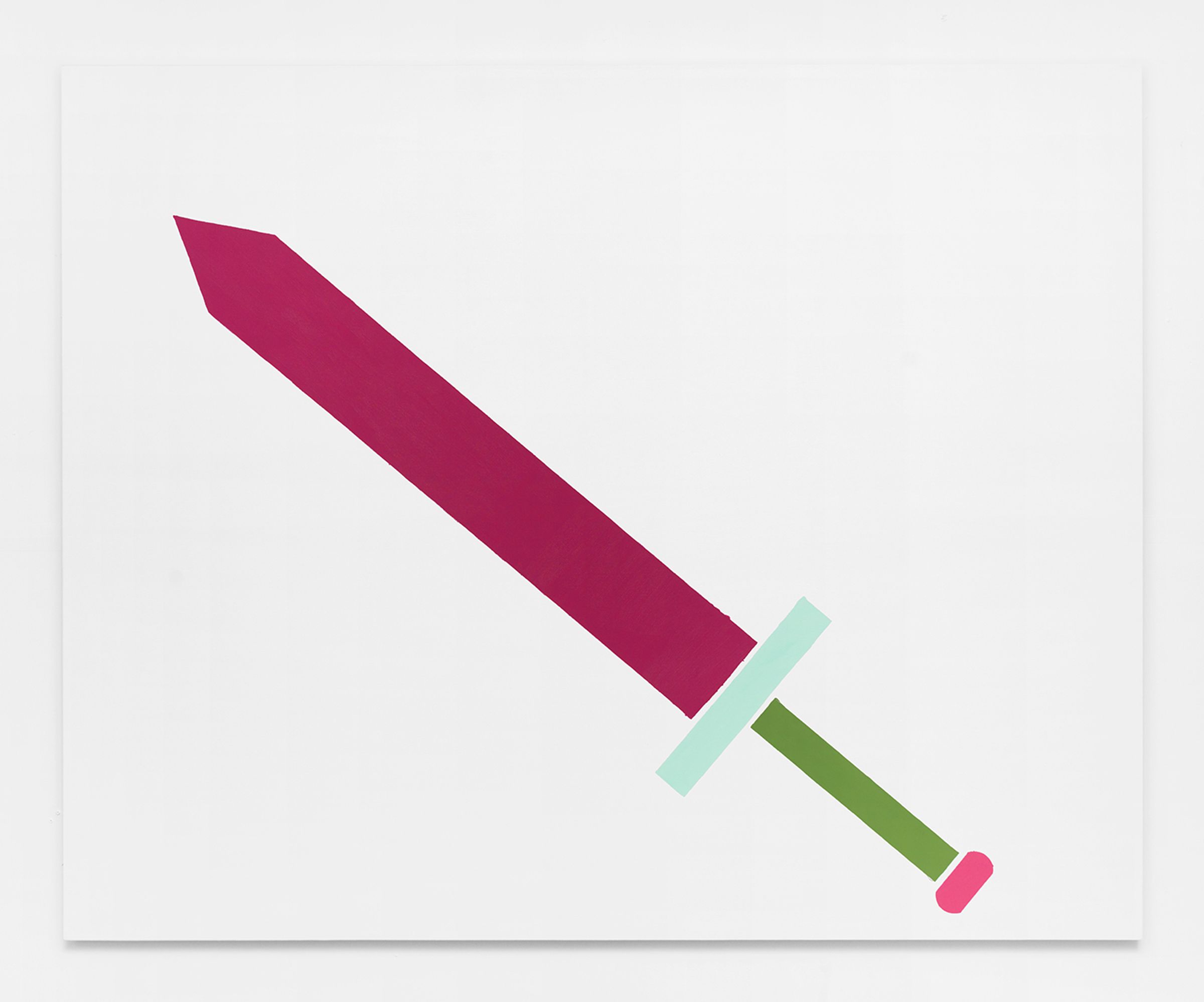 Andrew Gbur, The Sword Paintings at Joe Sheftel Gallery, photo 3