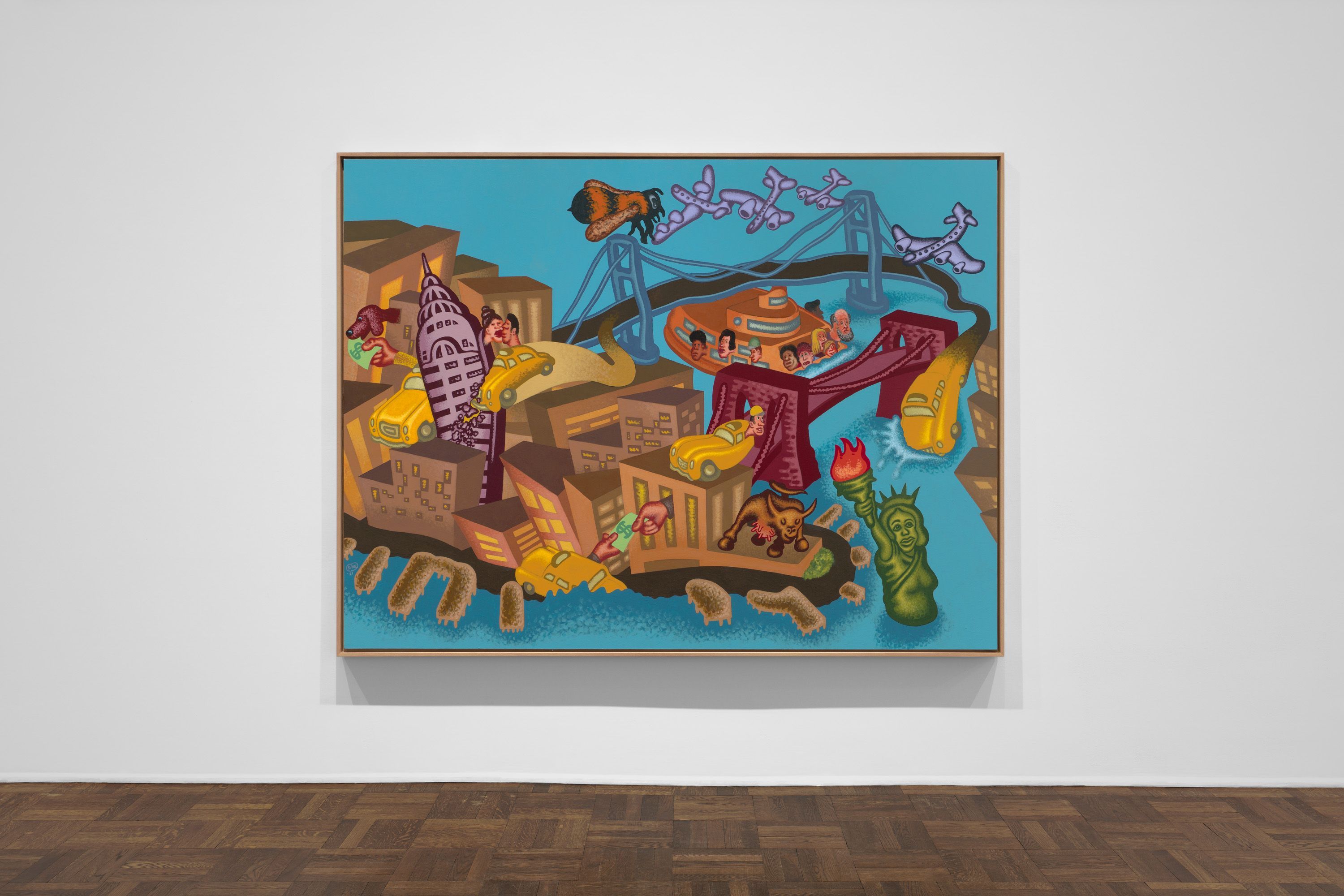 Peter Saul, New Paintings at Michael Werner, photo 2