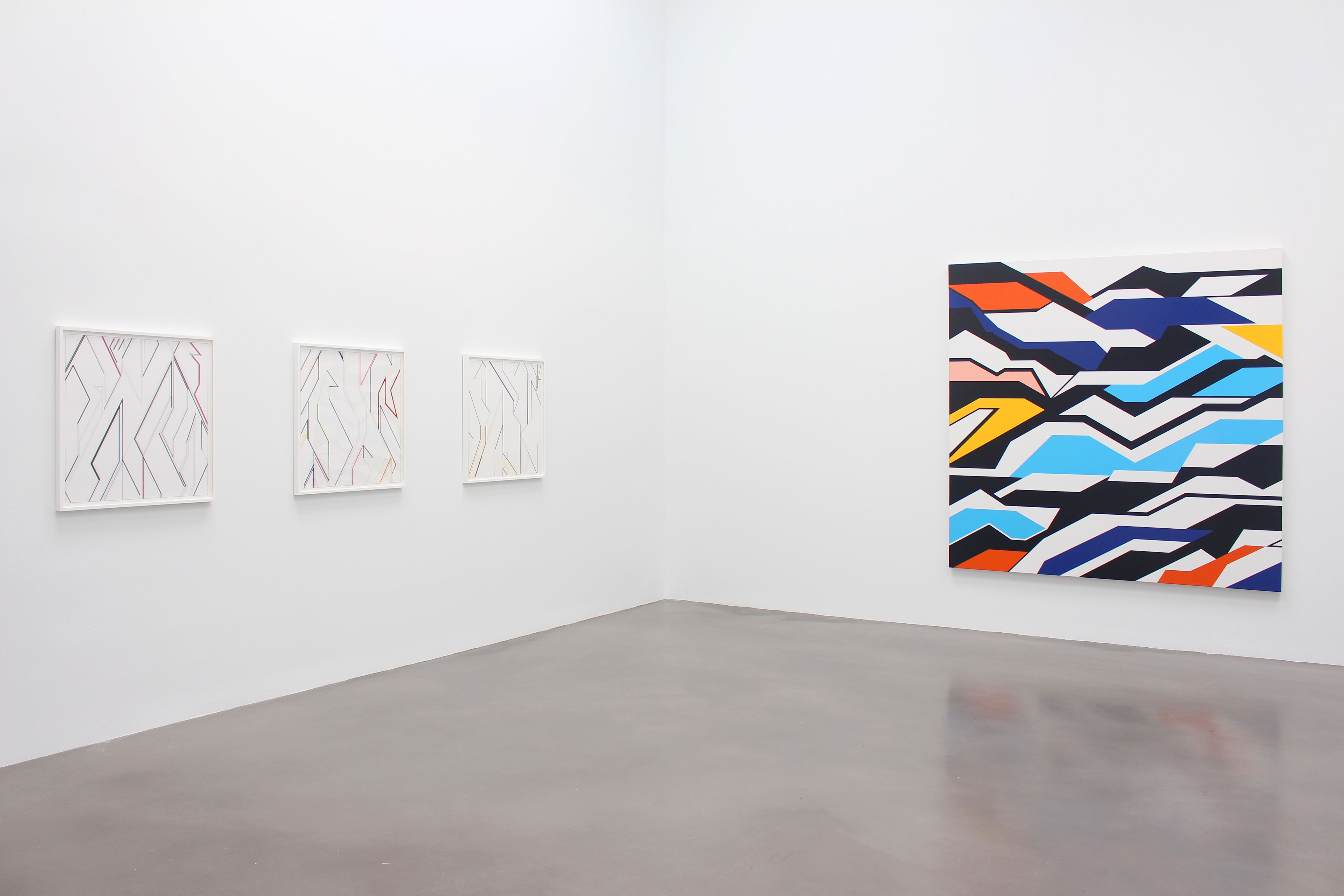 Sarah Morris, Finite and Infinite Games at Petzel, photo 8