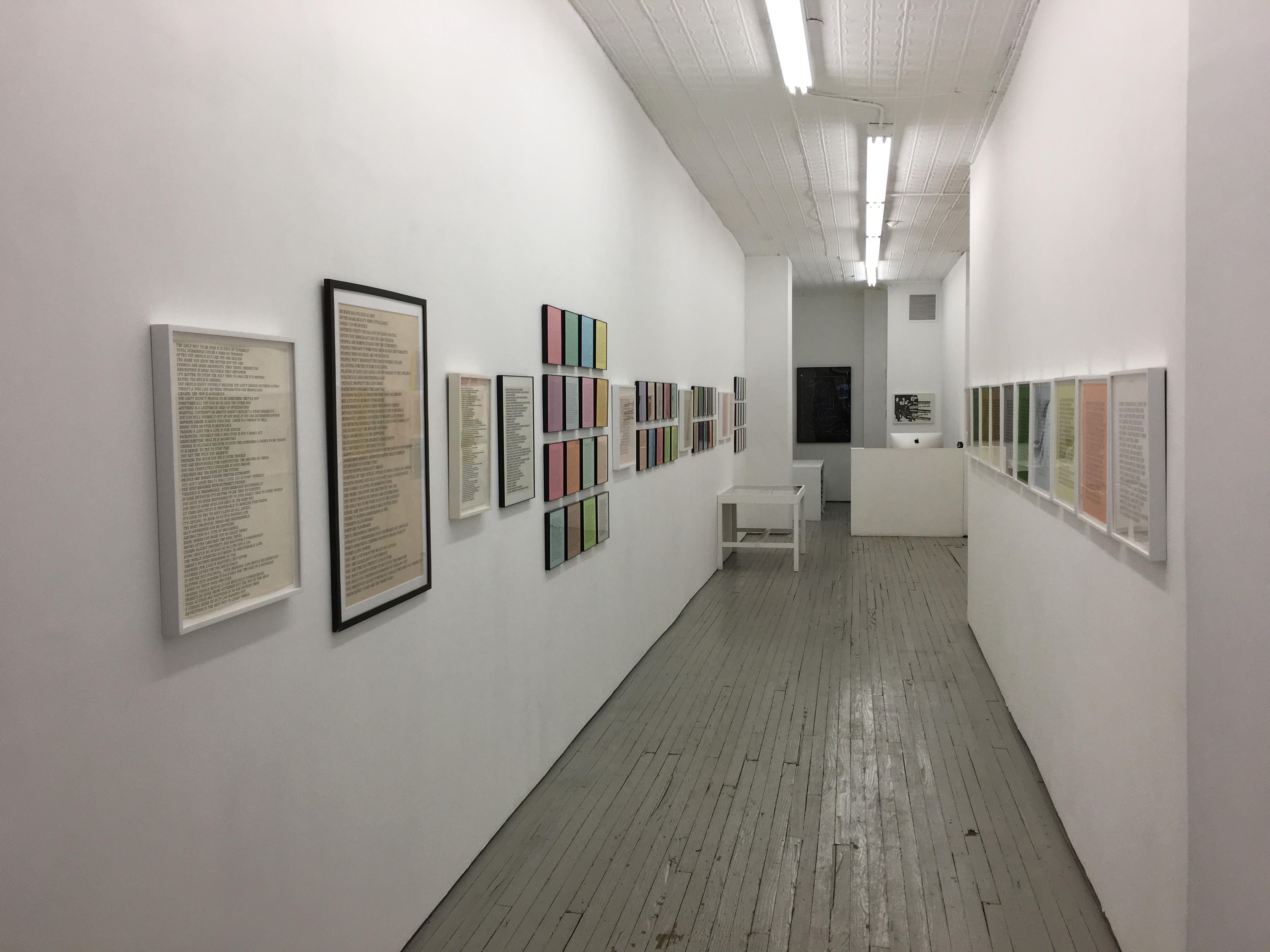 Jenny Holzer, Rejoice! Our Times Are Intolerable: Street Posters, 1977-82 at Alden Projects, photo 2