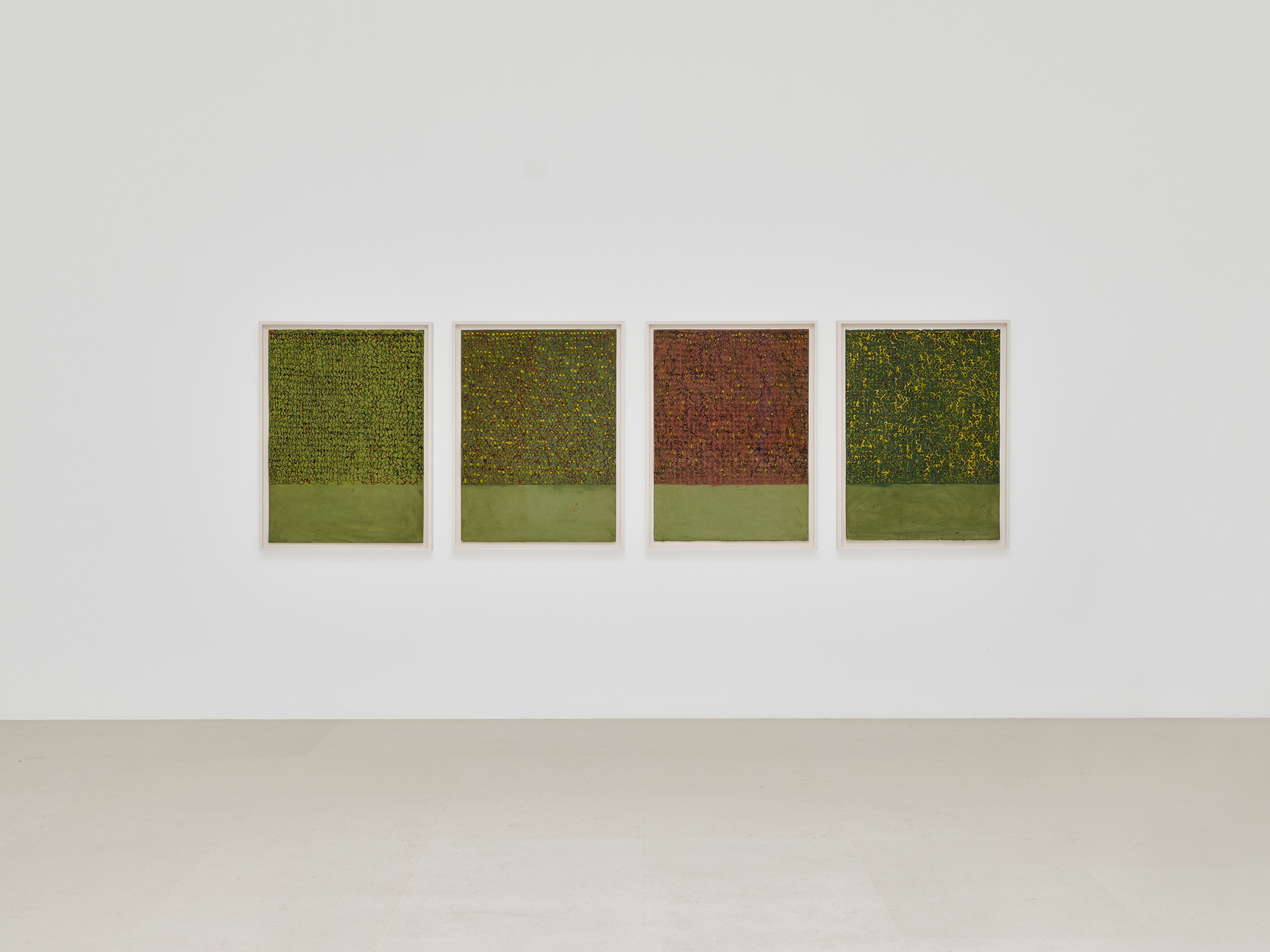 Brice Marden, Works on Paper at Gagosian, photo 2