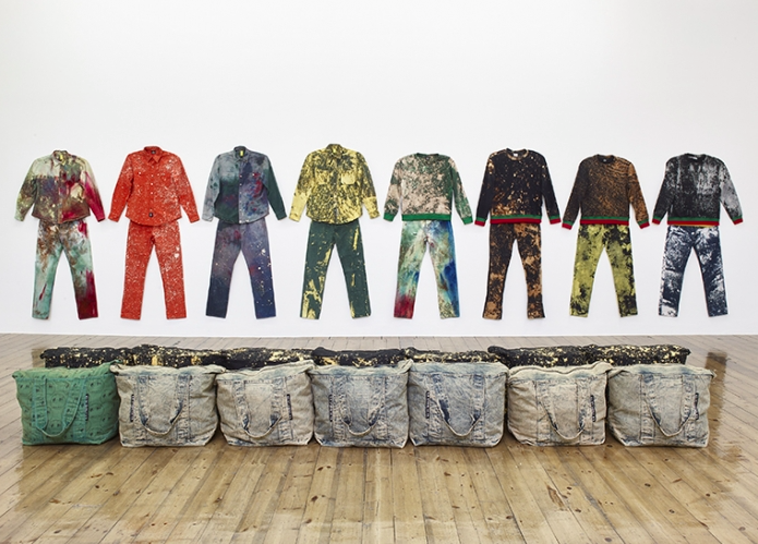 Sterling Ruby, Work Wear: Garment and Textile Archive 2008-2016 at Sprüth Magers, photo 2