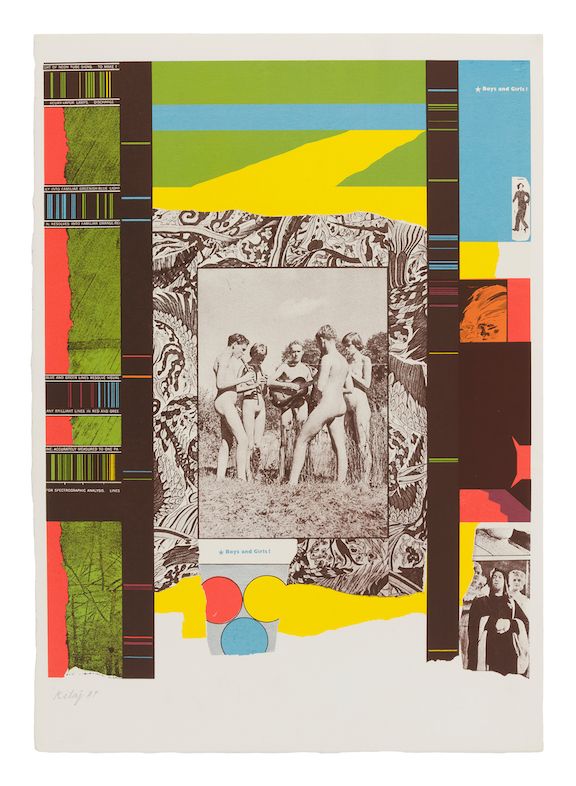 R.B. Kitaj, Collages and Prints, 1964-75 at L.A. Louver, photo 2