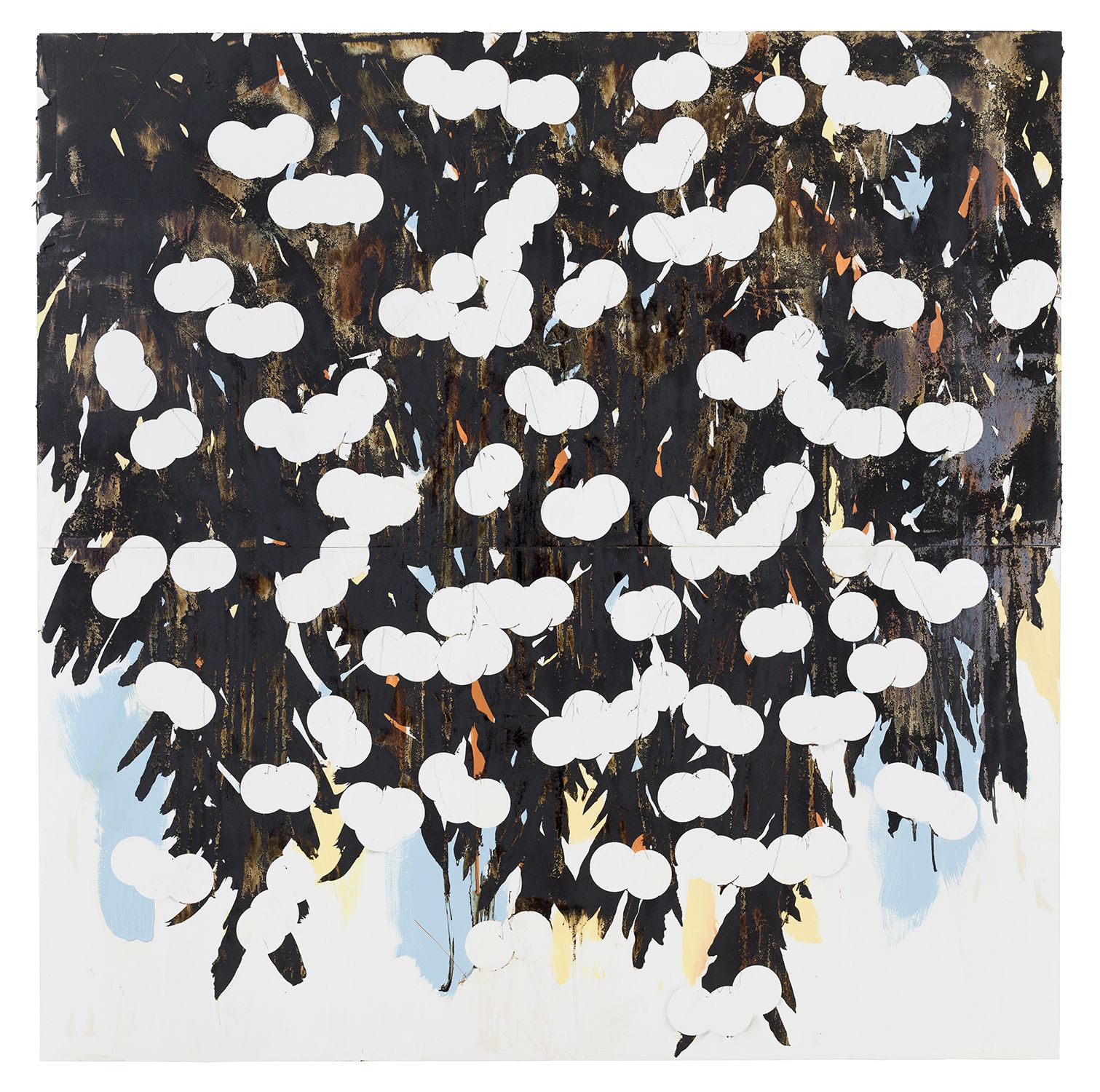 Donald Sultan, Mimosa, Paintings and Drawings at Ryan Lee, photo 2