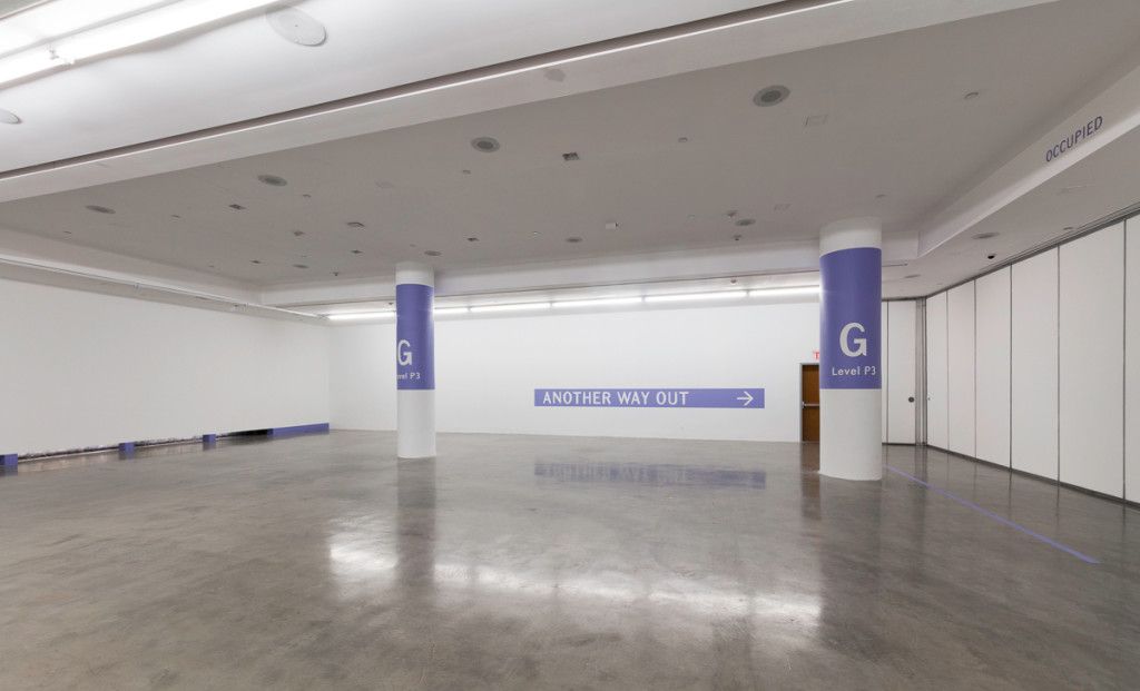 John Knight, A work in situ 2016 at Redcat, photo 3