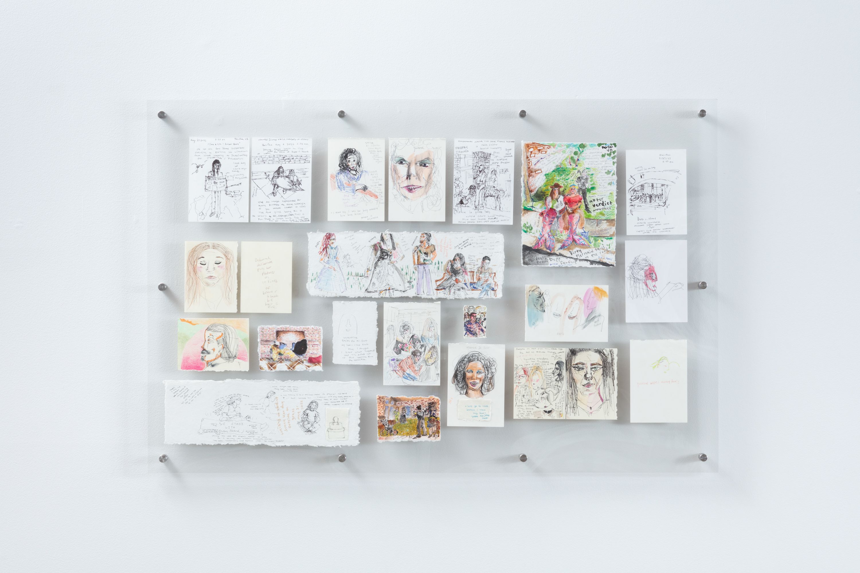 Isabelle Brourman, Virginia is for Lovers: The Official Courtroom Drawings from Depp v. Heard at Murmurs, photo 18