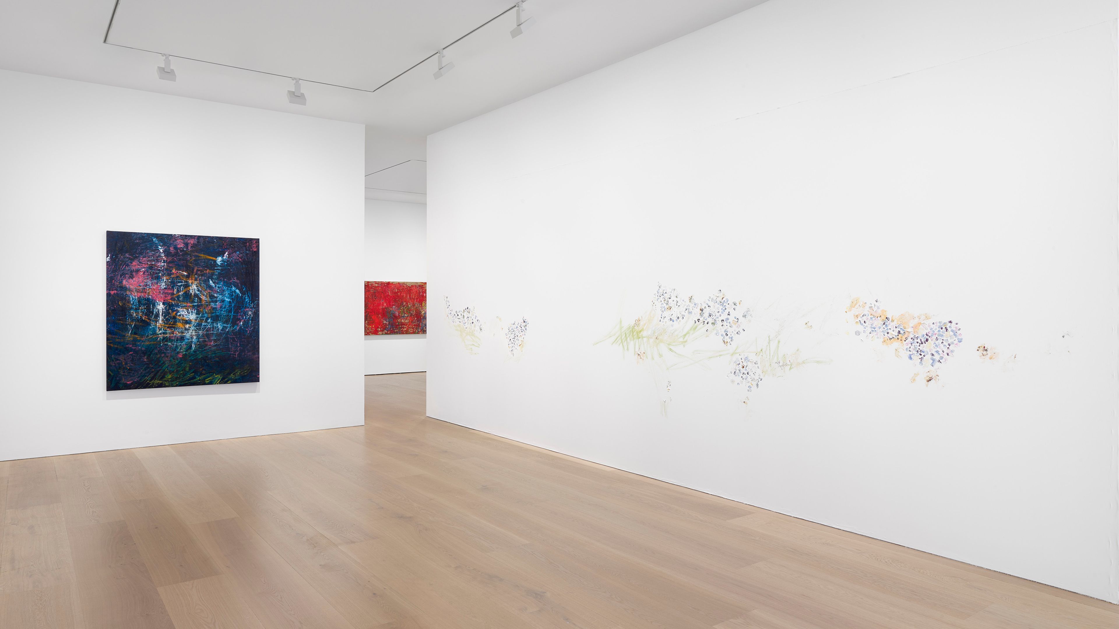 Oscar Murillo, A Balancing Act Between Collapse and Spirit at David Zwirner, photo 3