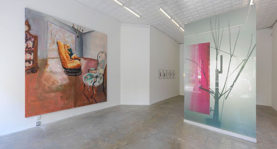 Albert Oehlen, "Home & Garden" Annex at Gagosian, photo 2