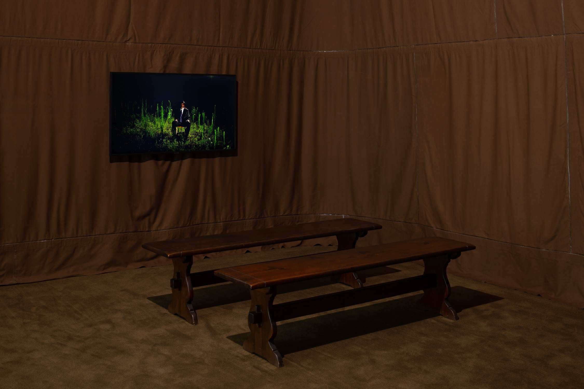 Rodney McMillian, Brown: Videos from The Black Show at The Underground Museum, photo 4