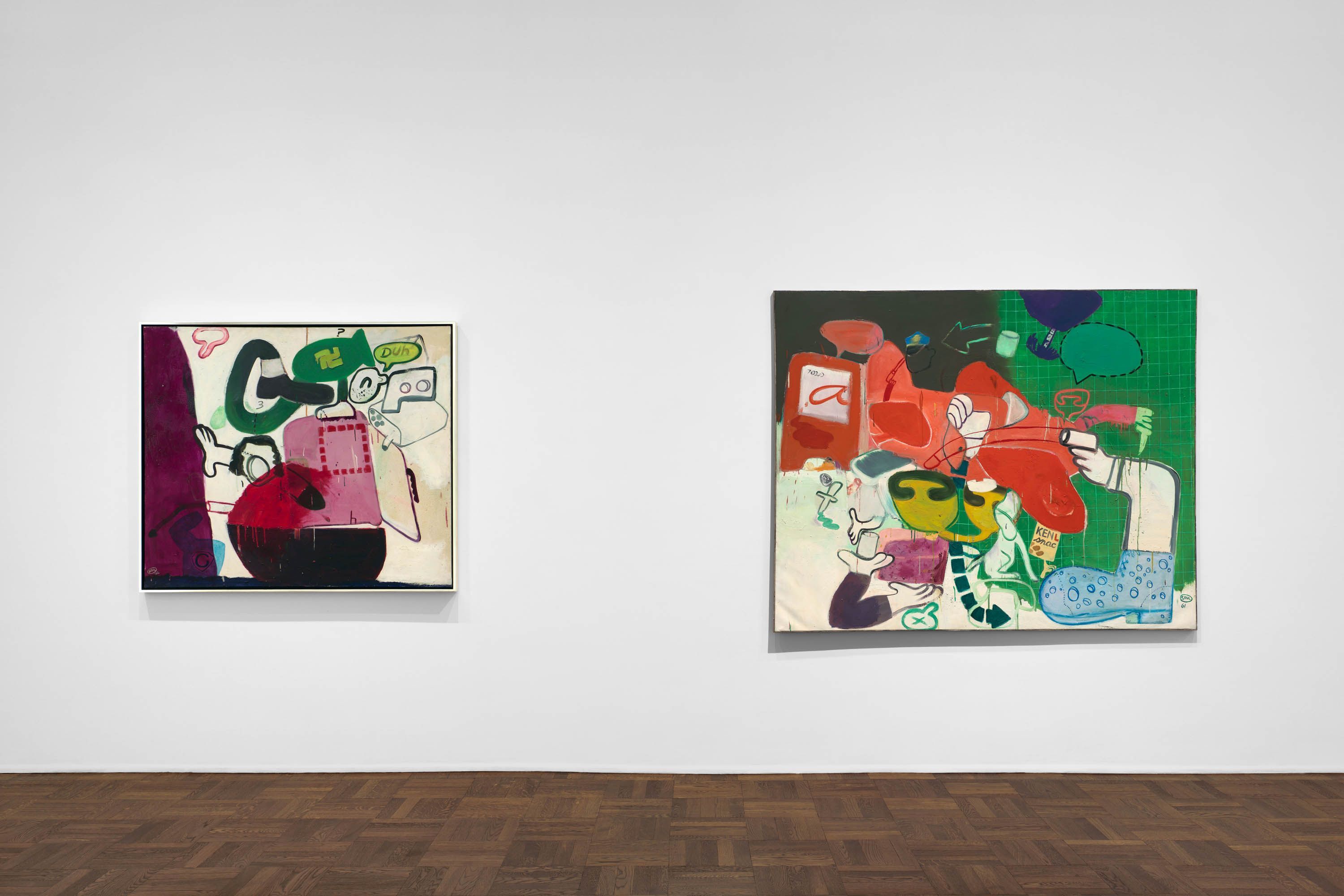 Peter Saul, Murder in the Kitchen, Early Works at Michael Werner, photo 7