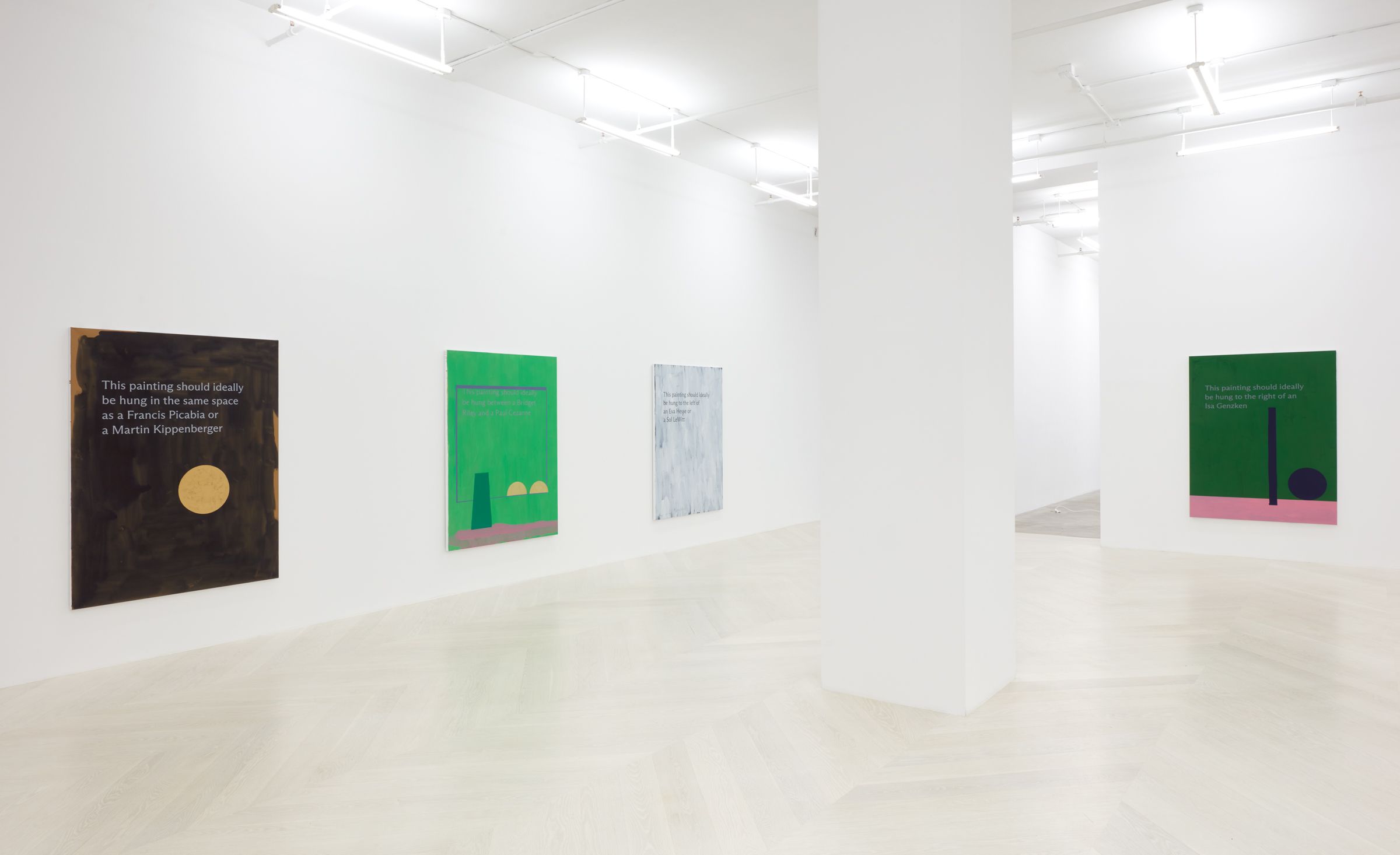 Jonathan Monk, These Paintings Should at Casey Kaplan, photo 3