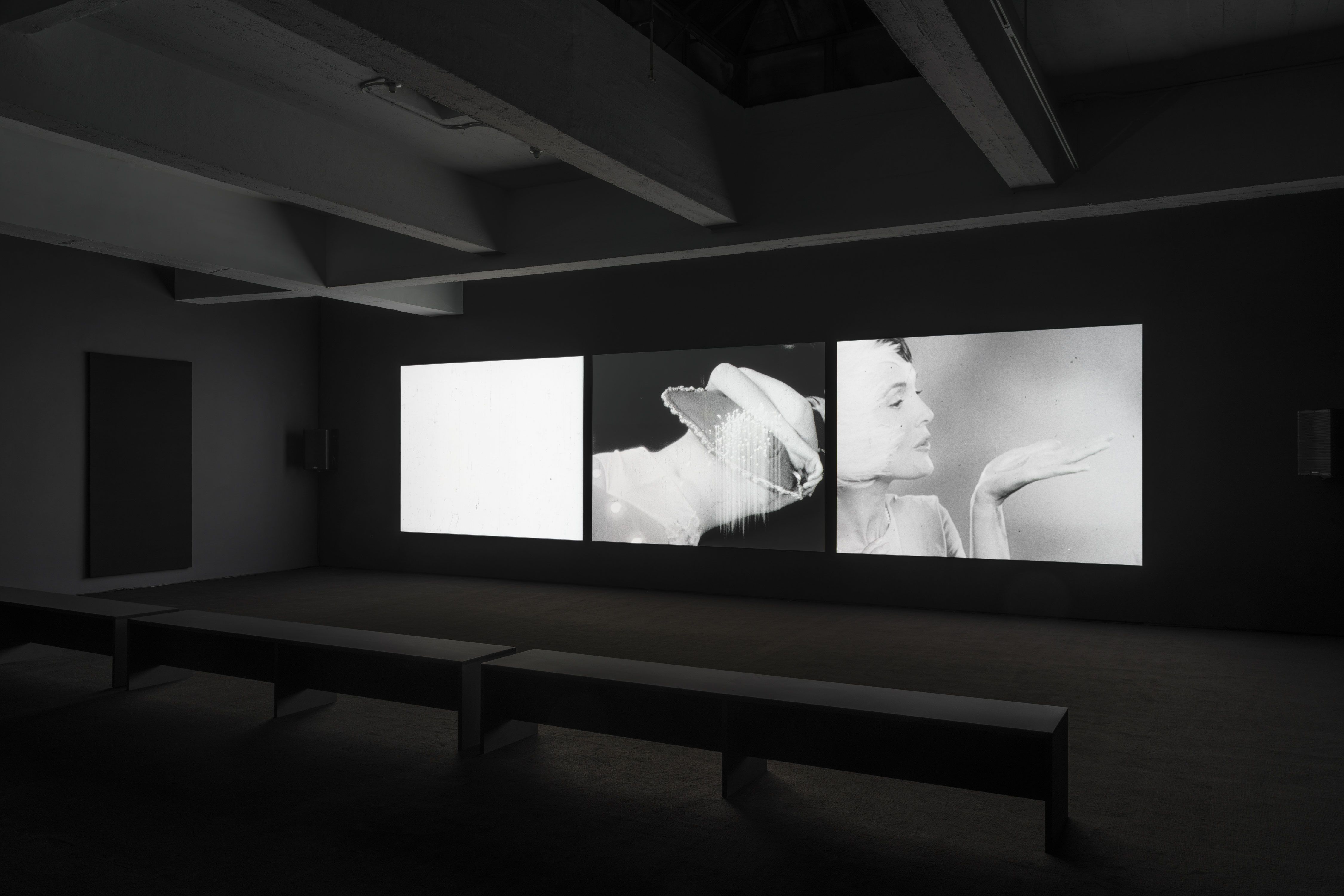Bruce Conner, Three Screen Ray at Paula Cooper, photo 2
