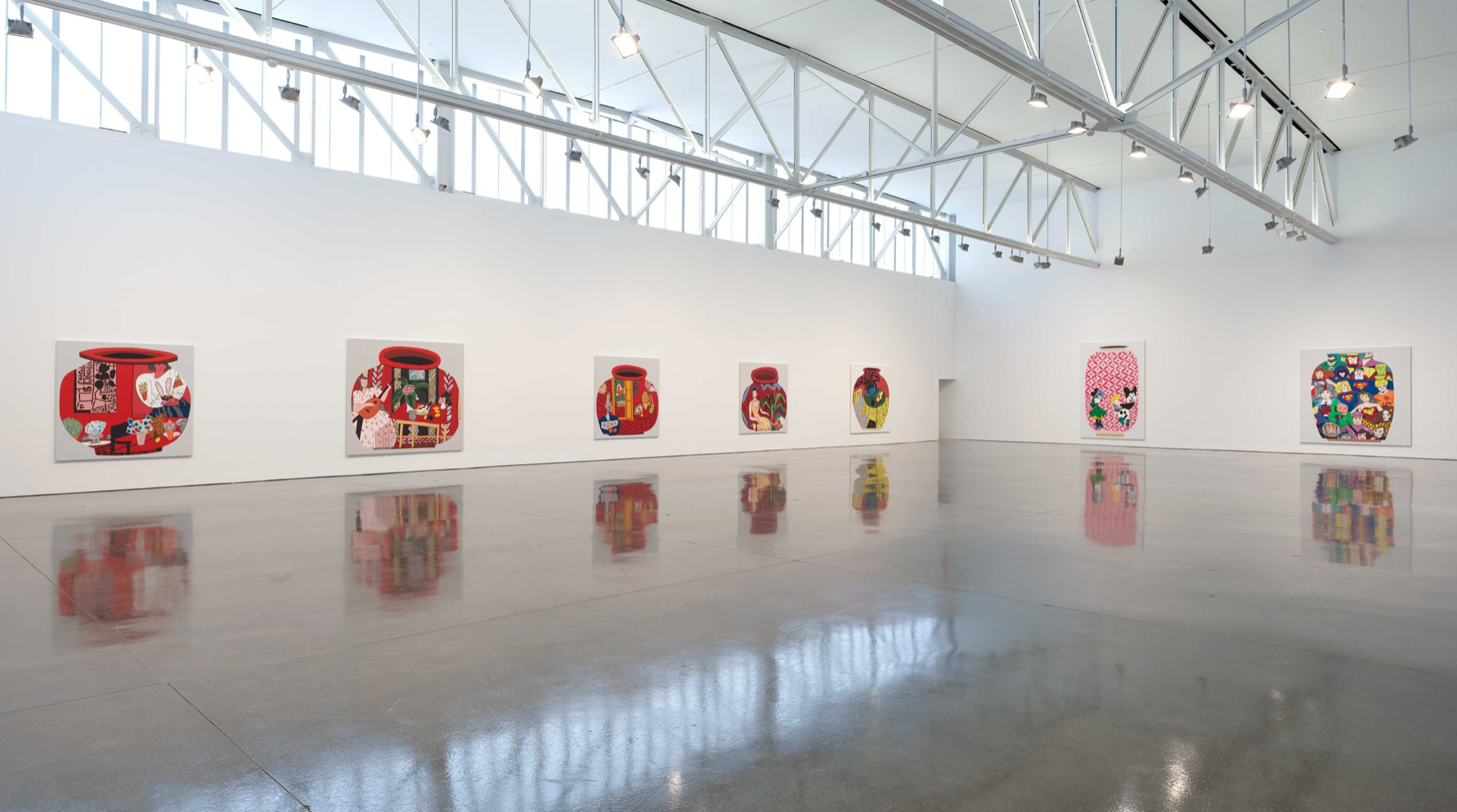 Jonas Wood, Jonas Wood at Gagosian, photo 2