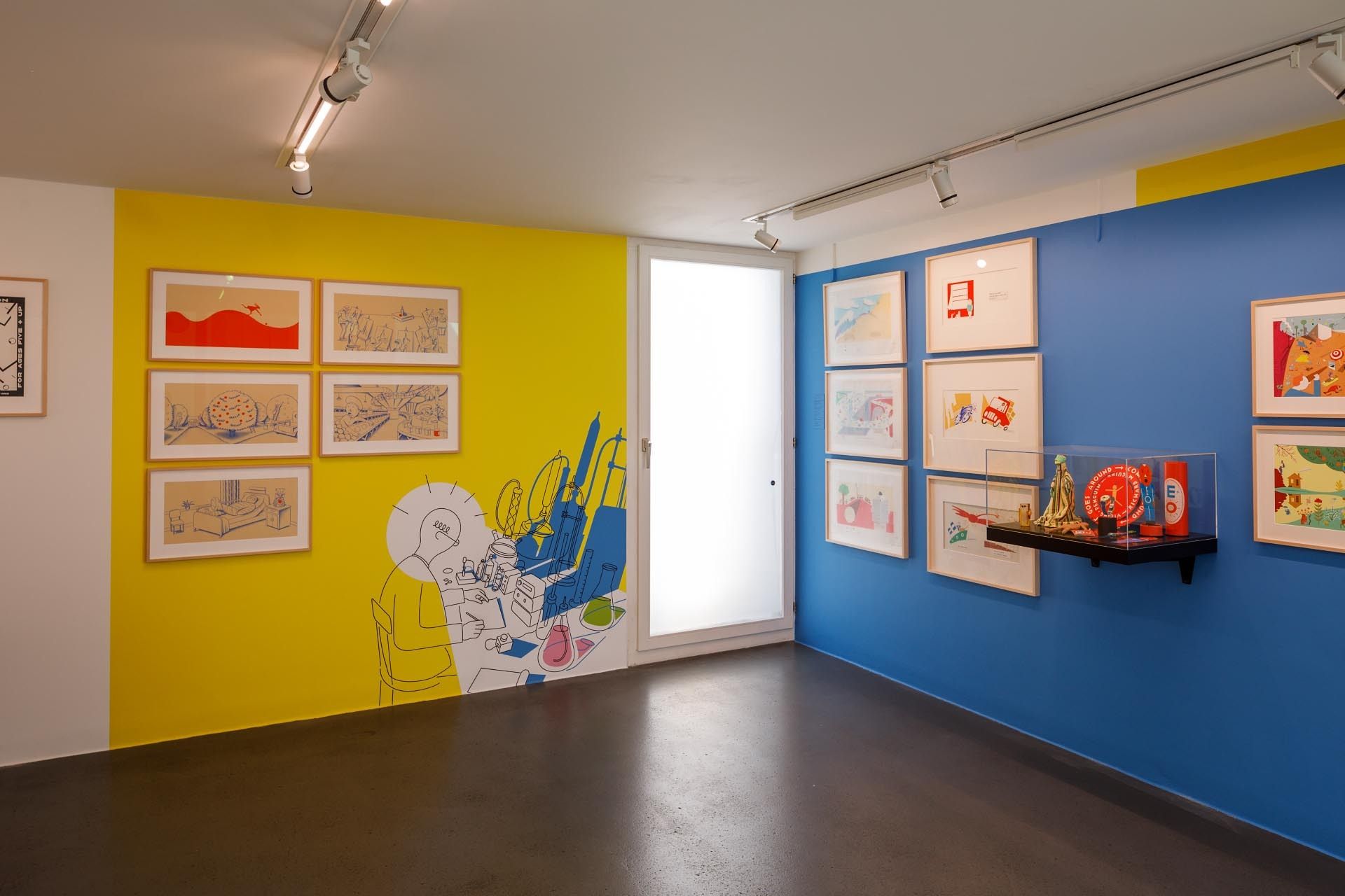 Richard McGuire, Then and There, Here and Now at Cartoonmuseum Basel, photo 5