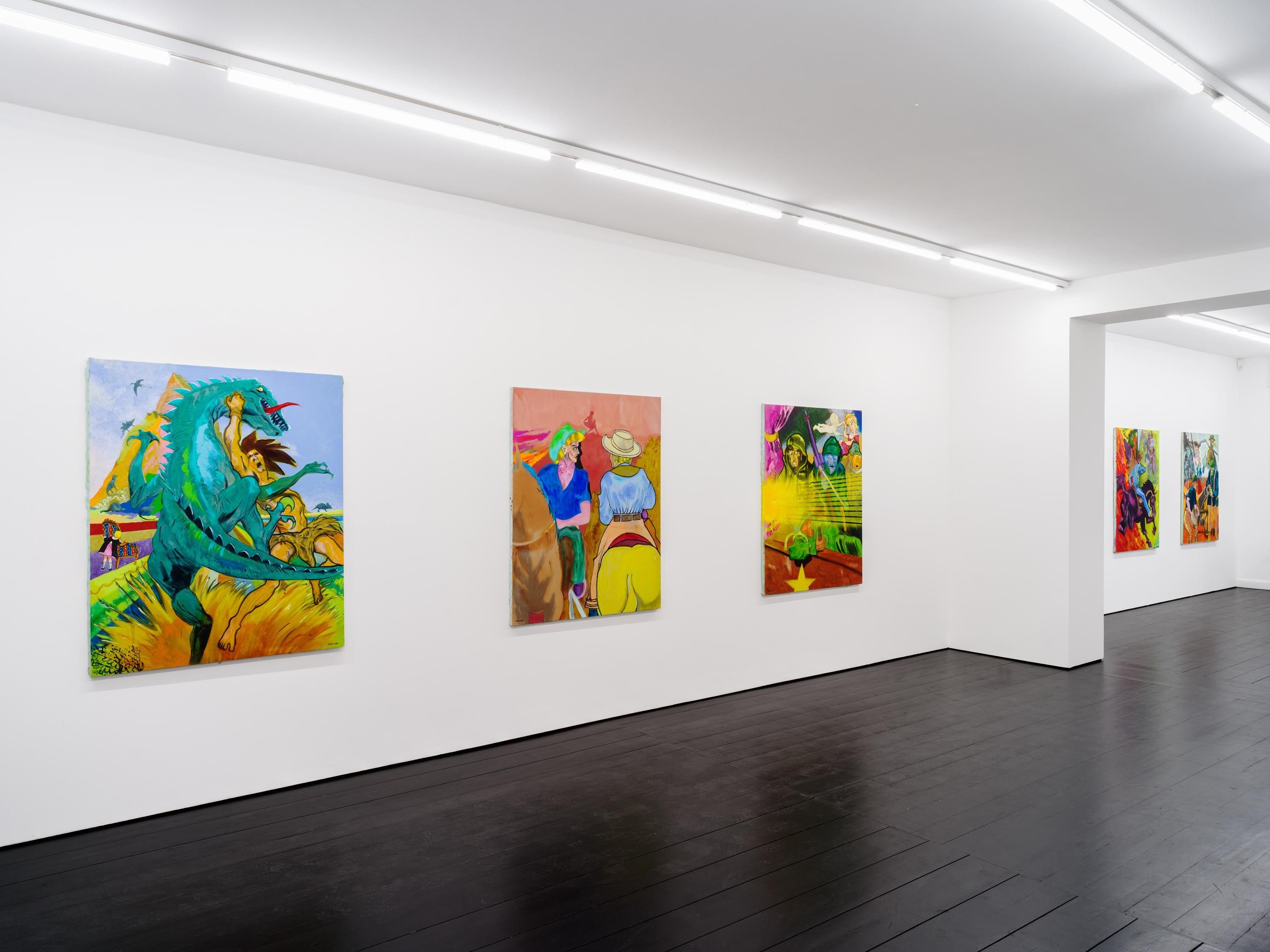 Archie Rand, Sons at Contemporary Fine Arts, photo 2