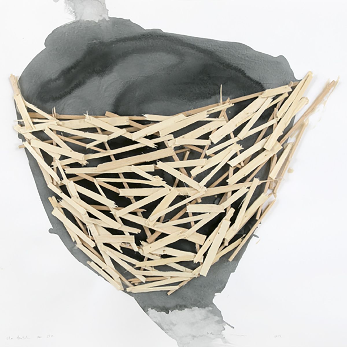 Tadashi Kawamata, Site Sketches at Kamel Mennour, photo 2