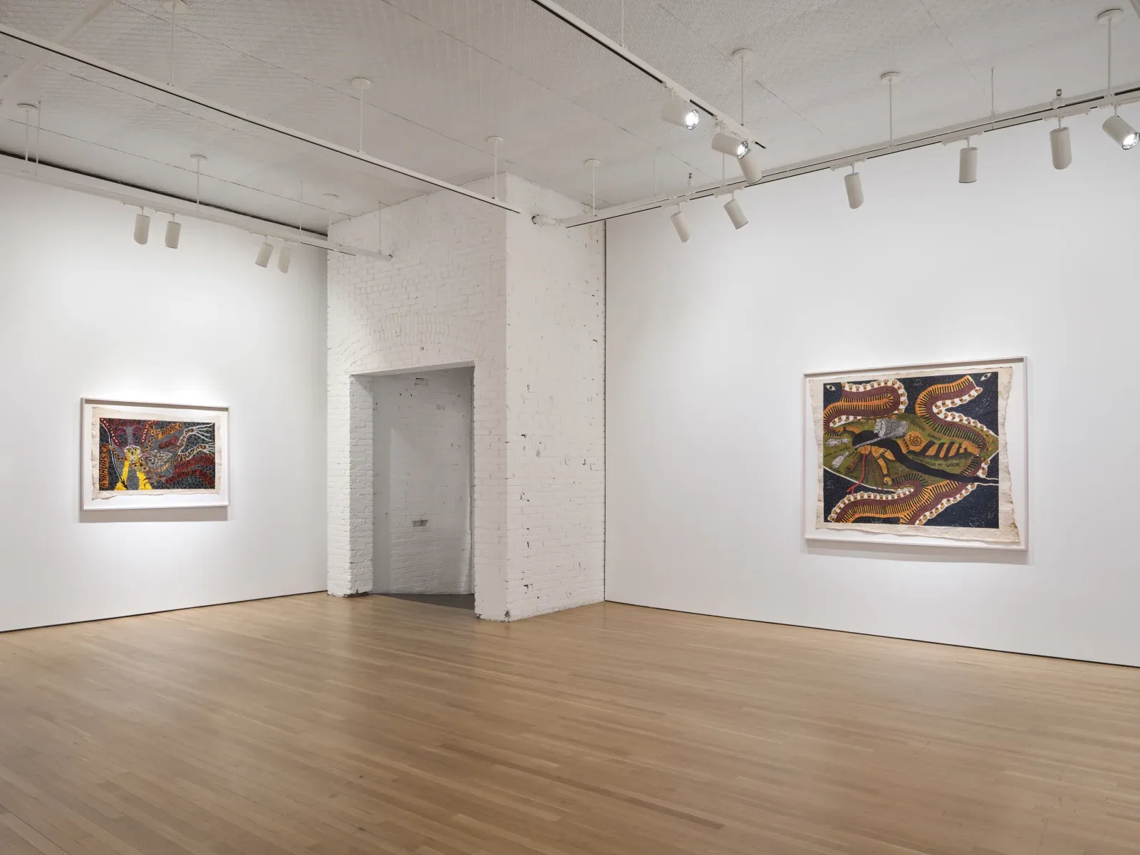 Santiago Yahuarcani, Flight of the White Heron Clan at Stephen Friedman, photo 7