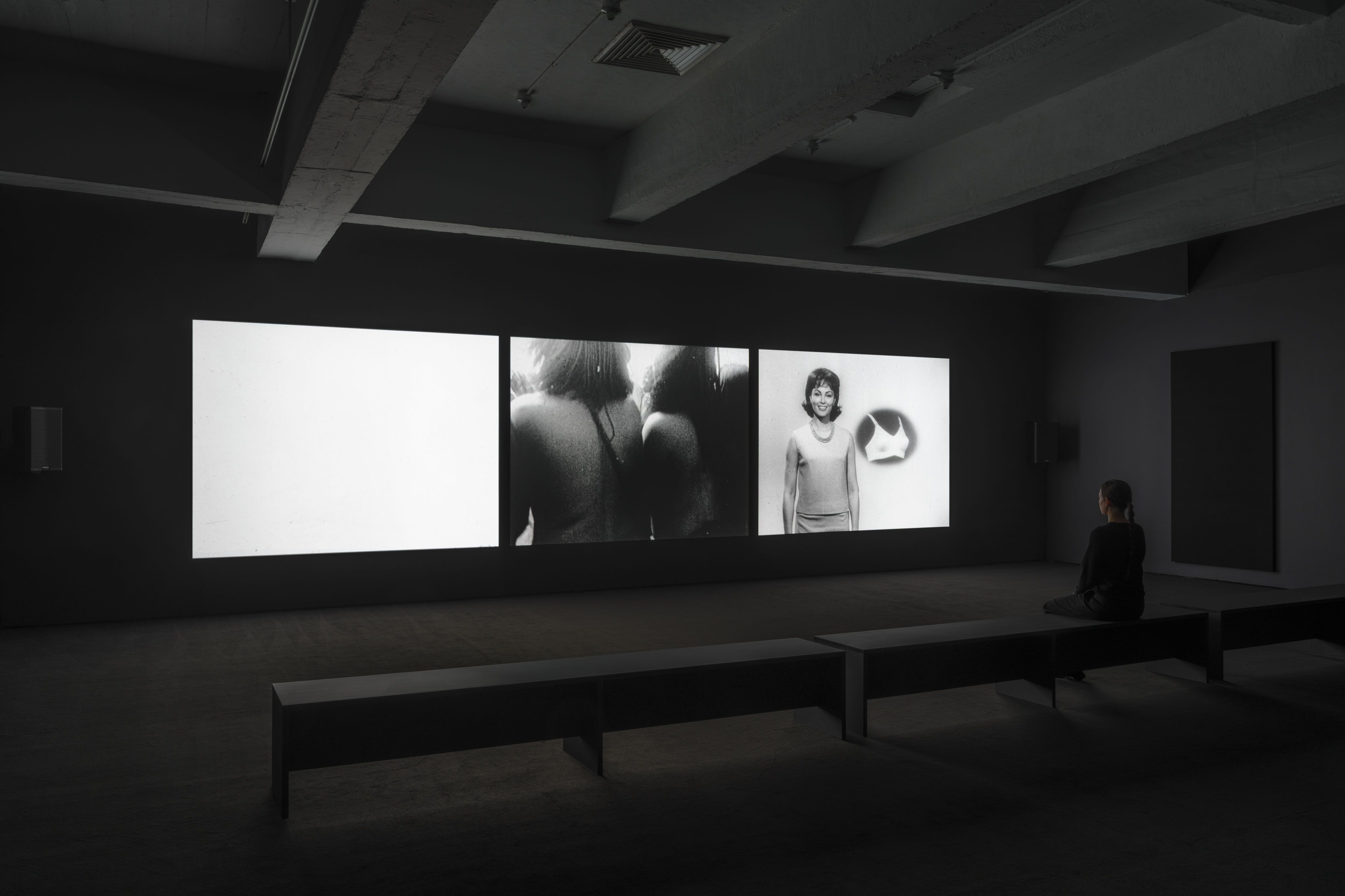 Bruce Conner, Three Screen Ray at Paula Cooper, photo 6