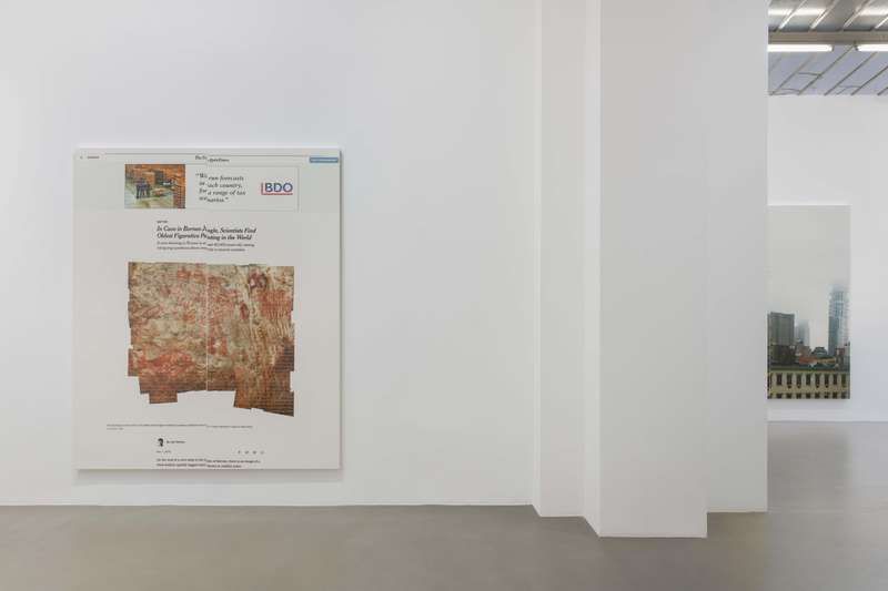 Wade Guyton, Natural Wine at Chantal Crousel, photo 3