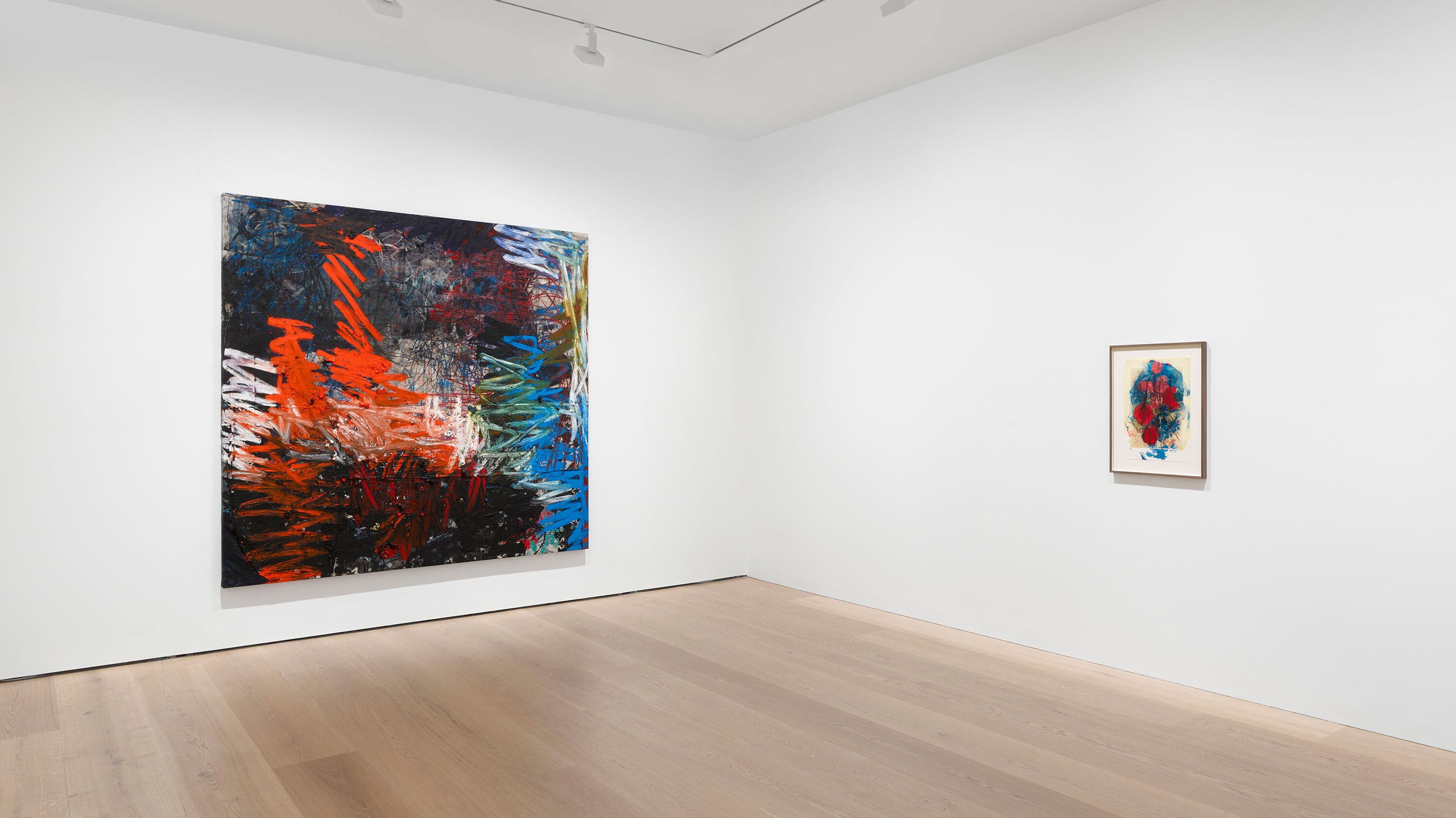 Oscar Murillo, A Balancing Act Between Collapse and Spirit at David Zwirner, photo 5