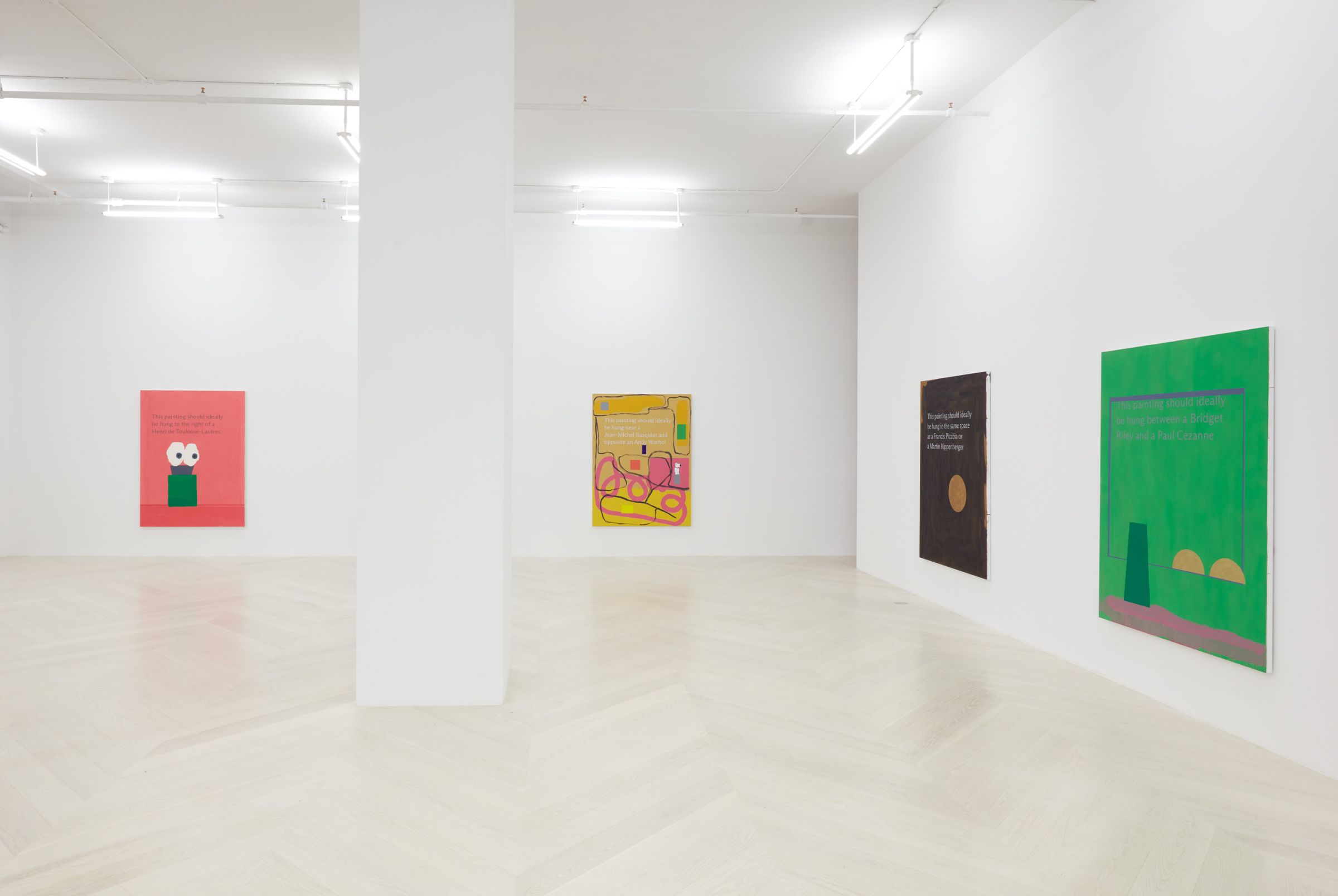Jonathan Monk, These Paintings Should at Casey Kaplan, photo 2