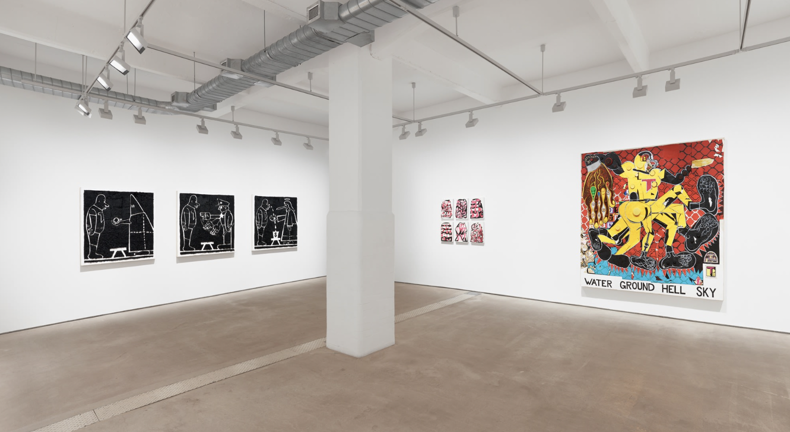 Trenton Doyle Hancock, Water Ground Hell Sky at Hales, photo 6