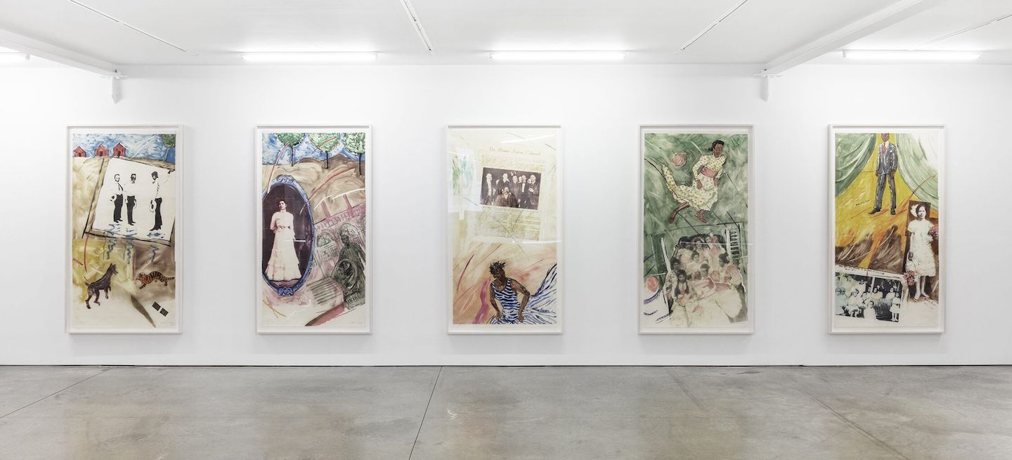 Emma Amos, Classical Legacies at Ryan Lee, photo 2