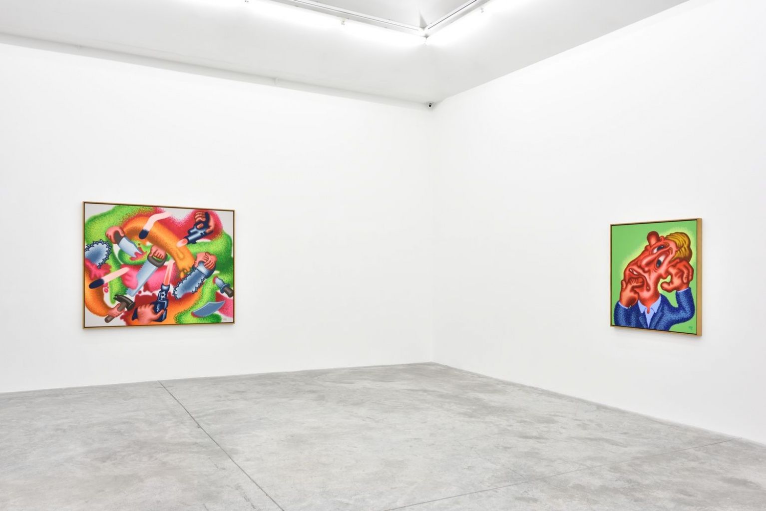Peter Saul, Art History is Wrong at Almine Rech, photo 2